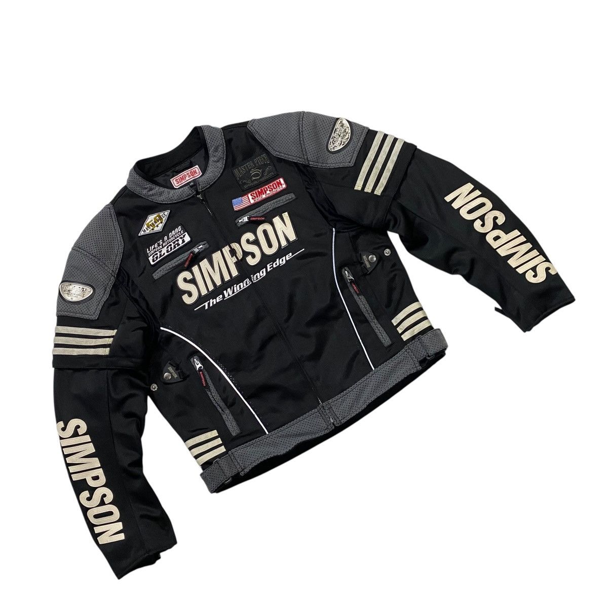 Vintage Vintage Simpson Racing Full Patches Mash Jackets Size US L / EU 52-54 / 3 - 2 Thumbnail
