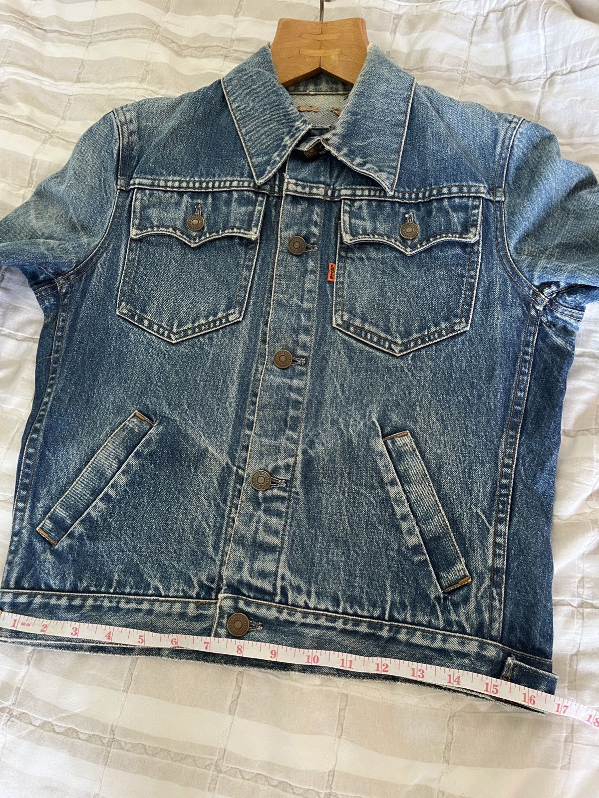 Levi's Vintage 70s-80s Levis Trucker Orange Tab Size S / US 4 / IT 40 - 18 Thumbnail