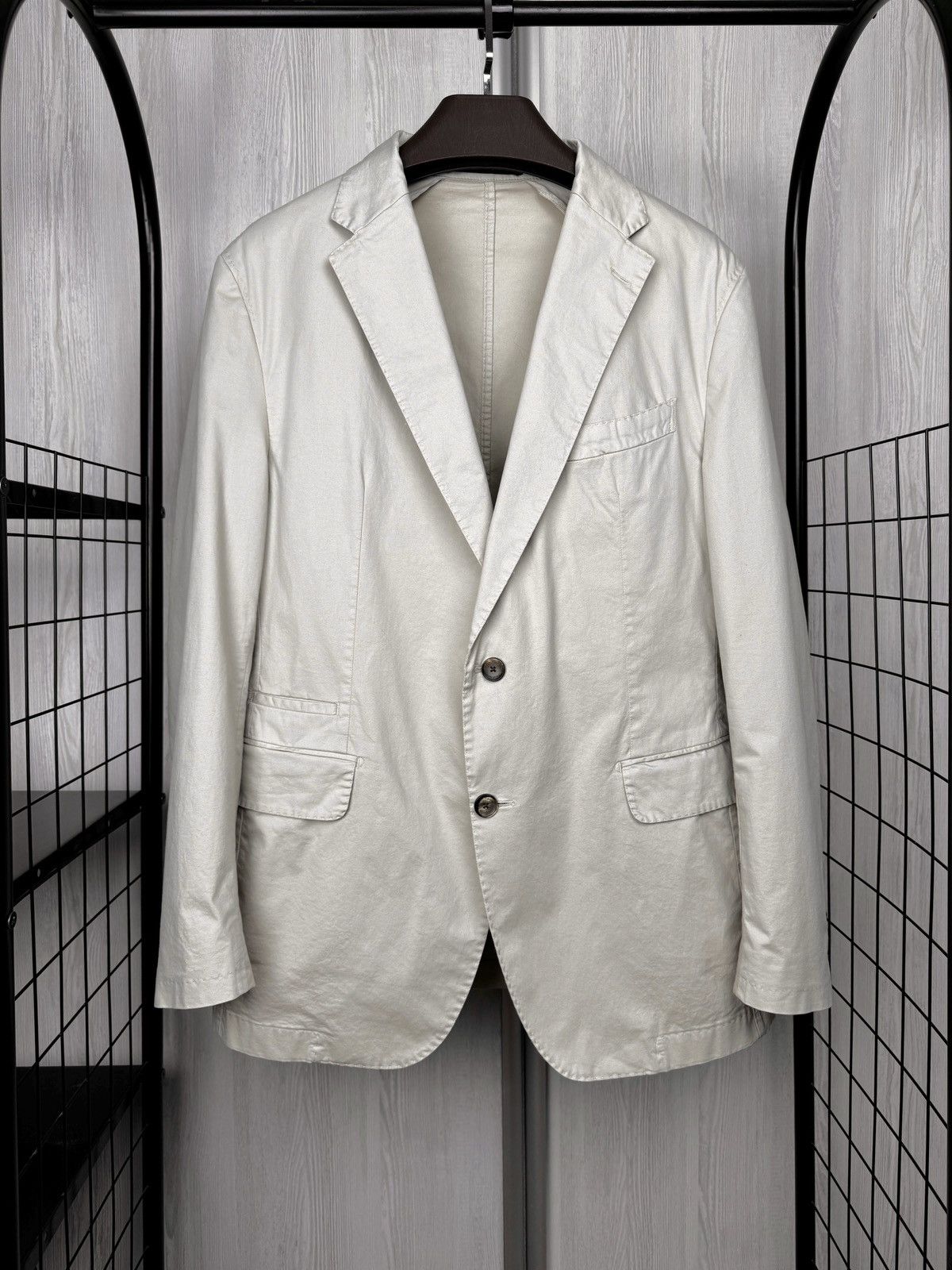 Other Windsor Solaro Silvino Beige Oragnic Cotton Suit 44R (EU 54) Size 44R - 11 Thumbnail