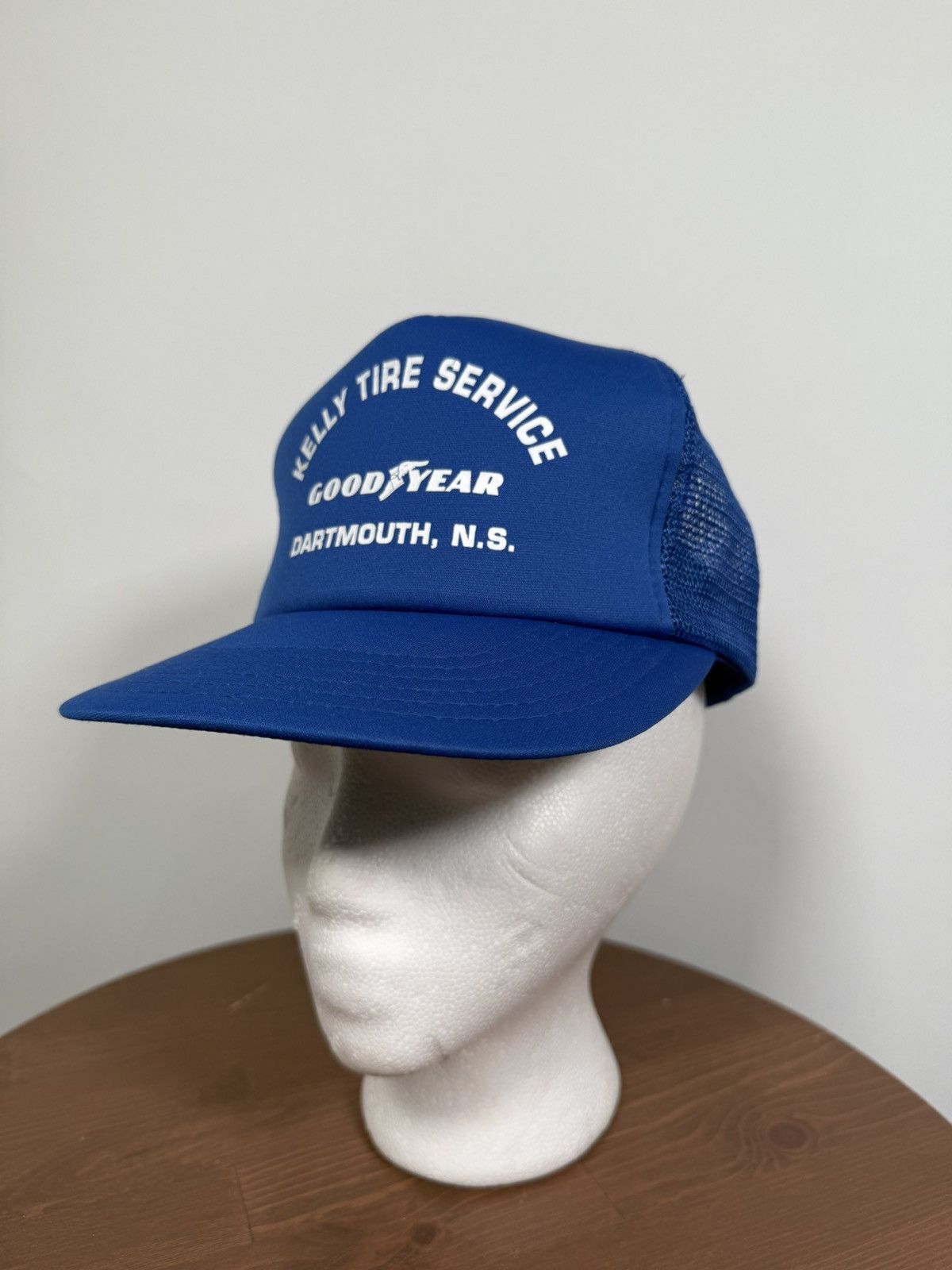 Vintage Vintage GoodYear Kelly Tire Service Darthmouth Trucker Hat Size ONE SIZE - 1 Thumbnail