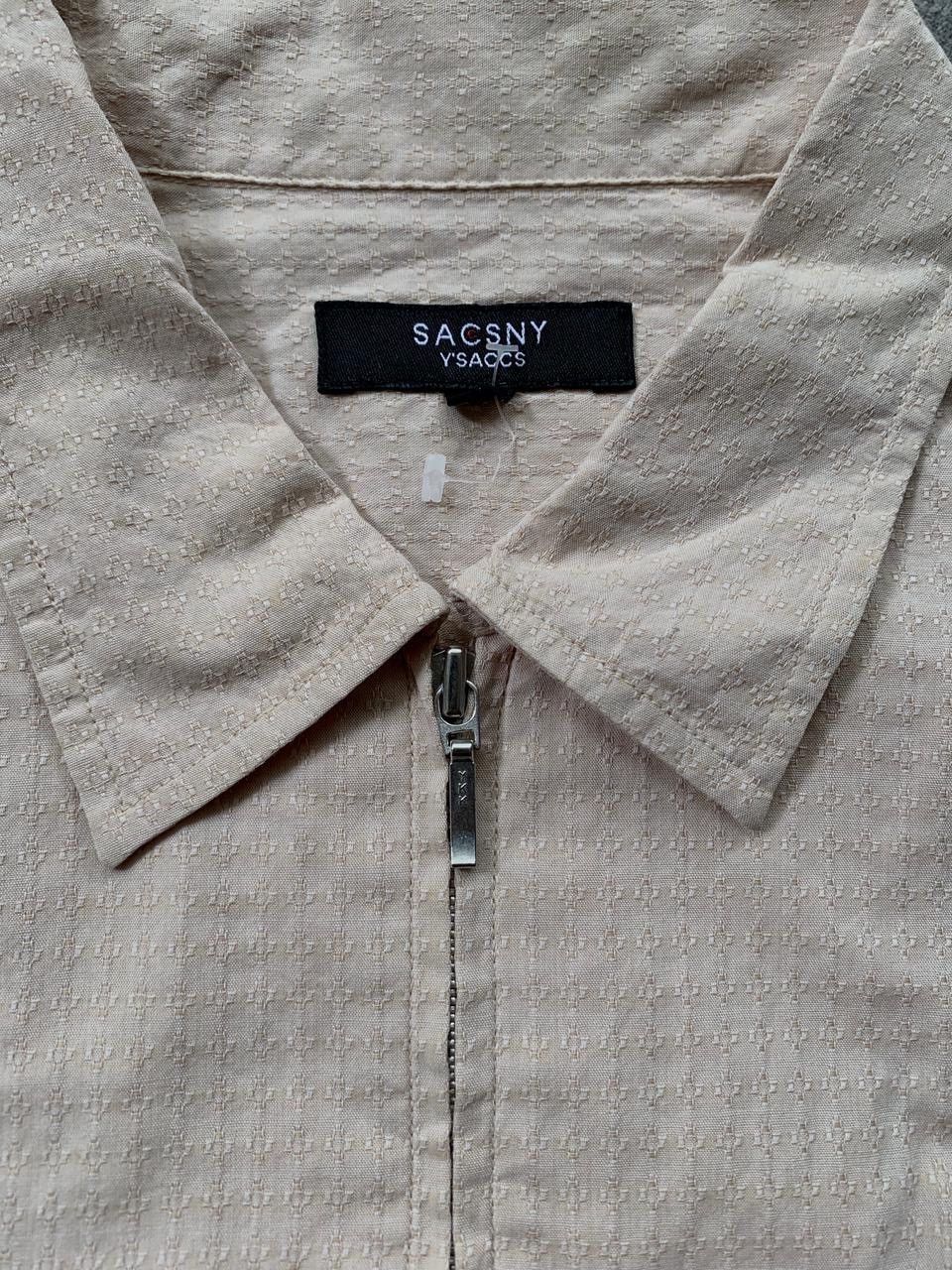 Yohji Yamamoto FREE TAX! Ysaccs Zip Up Textured SS Shirt Size US L / EU 52-54 / 3 - 9 Thumbnail