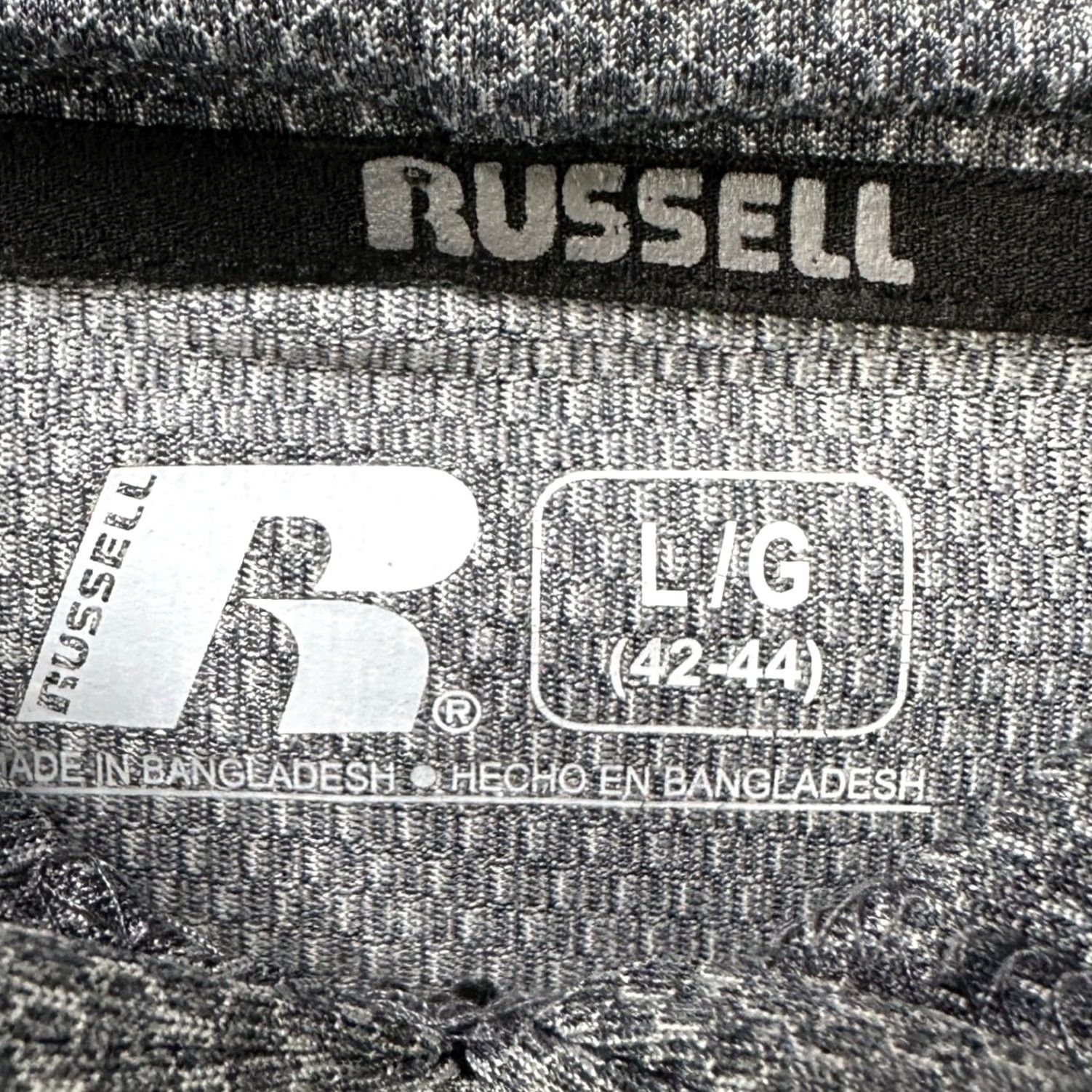 Vintage Russell West Virginia Mountaineers Mens Sweatshirt Hoodie Gray Blue Geometric Logo Pullover Crew Neck Long Sleeve Athletic Warm TMTS Size US L / EU 52-54 / 3 - 5 Thumbnail
