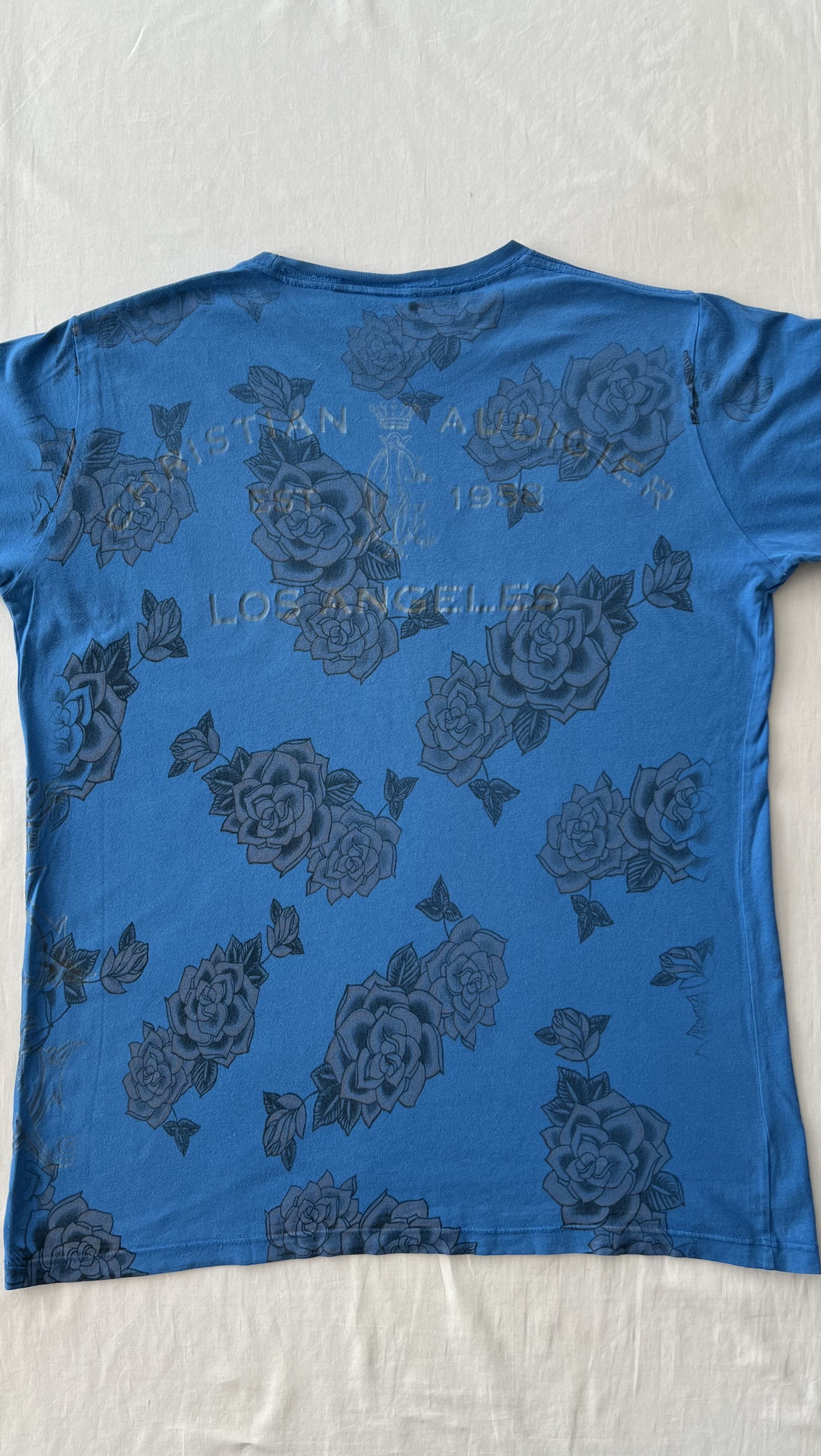 Christian Audigier Christian Audigier Ed Hardy Snake Rose Tattoo Y2k T-shirt Size US M / EU 48-50 / 2 - 15 Thumbnail