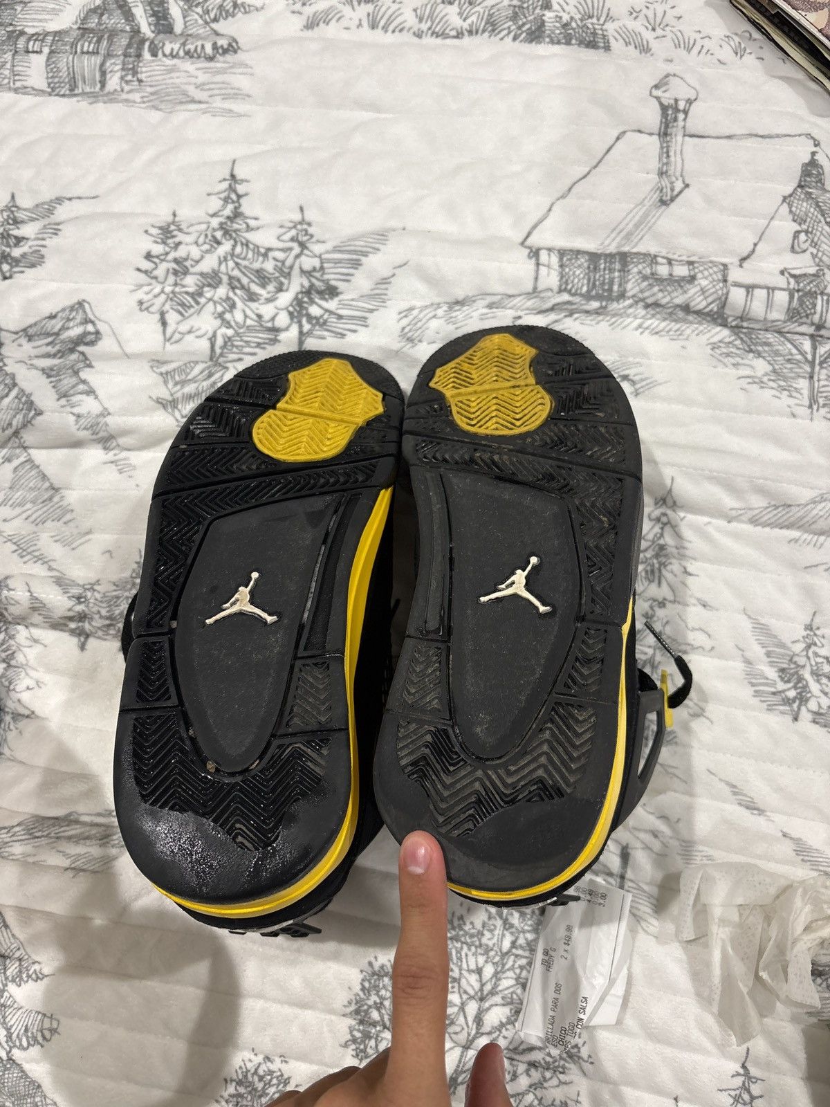 Jordan Brand Jordan 4 retro thunder Size US 8.5 / EU 41-42 - 6 Thumbnail