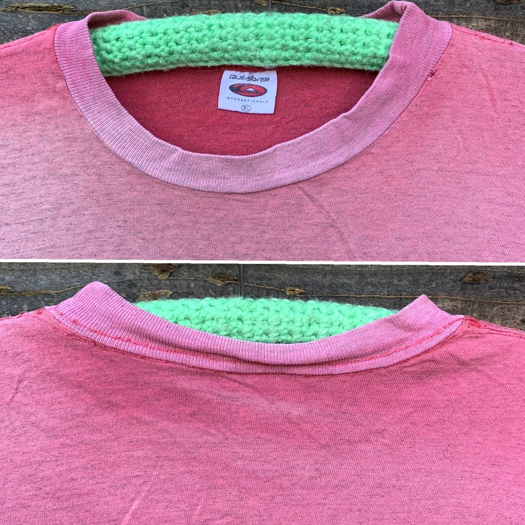 Quiksilver VINTAGE Quicksilver Brand Denim the World Over Saltwater Denim T-Shirt XL Mens Graphic Print 90s Beach Size US XL / EU 56 / 4 - 5 Thumbnail