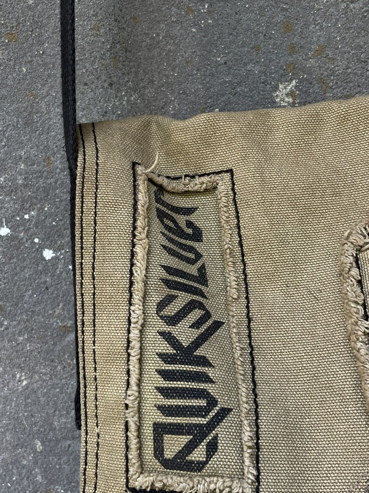 Quiksilver Vintage 00’s Quiksilver Bag Y2K Beige Messenger Surf Style Size ONE SIZE - 5 Thumbnail