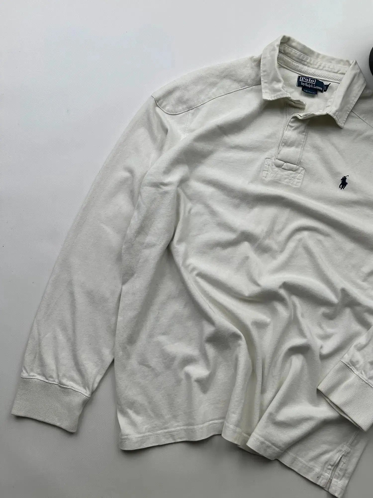 Polo Ralph Lauren Polo Ralph Lauren Vintage Rugby Long Sleeve (315) Size US XXL / EU 58 / 5 - 2 Thumbnail