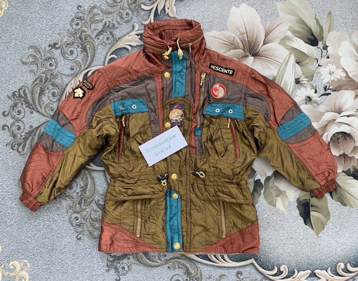 Descente × Vintage Vtg Descente Switzerland Suisse Ski Team Multicolour Jacket Size US L / EU 52-54 / 3 - 1 Thumbnail