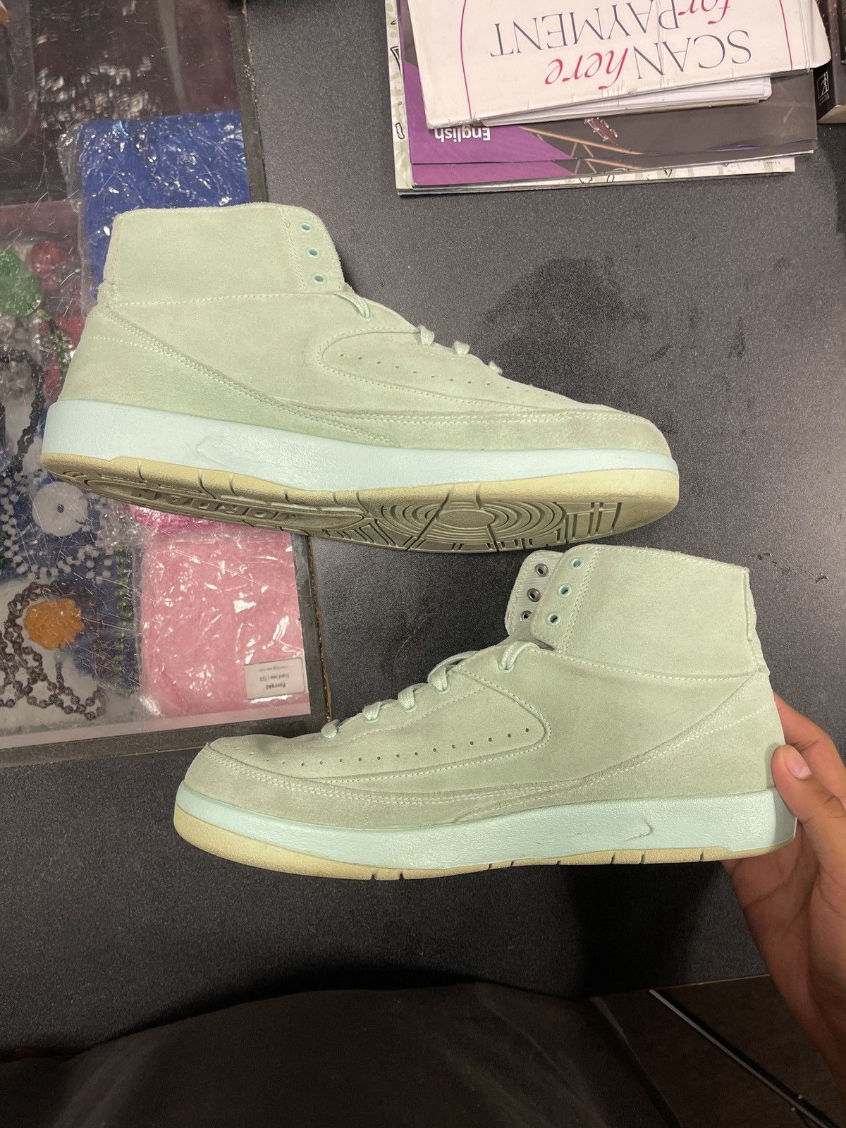 Nike Mint deconstructed jordan 2 high Size US 11 / EU 44 - 2 Thumbnail