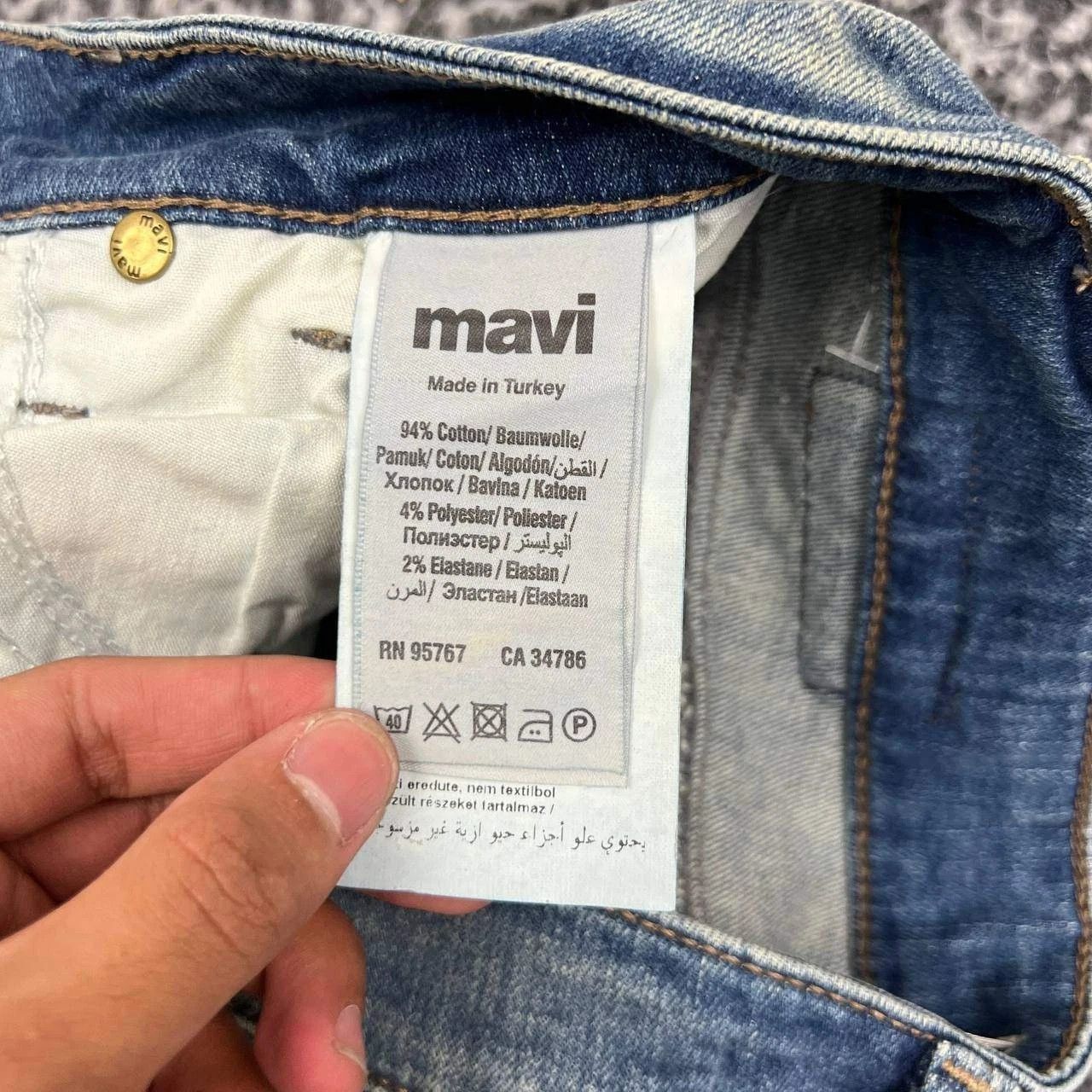 Mavi Mavi Jeans Women 30x27 Faded Straight Leg Denim Pants Size 30" / US 8 / IT 44 - 3 Thumbnail