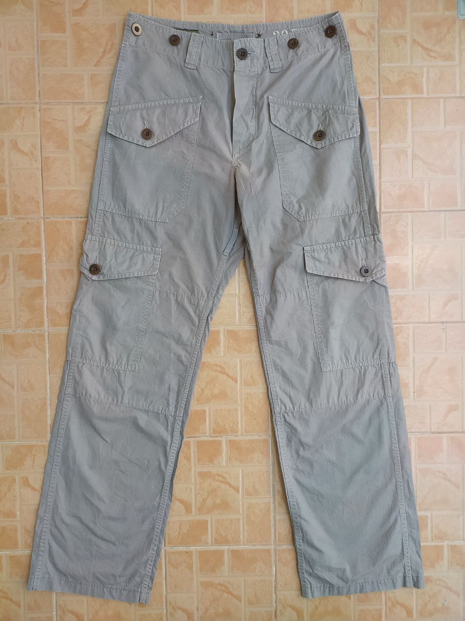 Nigel Cabourn NIGEL CABOURN GRAY CARGO PANTS TROUSERS SIZE 30 Size US 30 / EU 46 - 3 Thumbnail