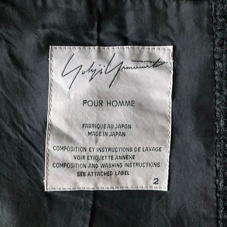 Yohji Yamamoto Yohji Yamamoto Yohji Yamamoto Black Knitted Suit Jacket Size US S / EU 44-46 / 1 - 4 Thumbnail