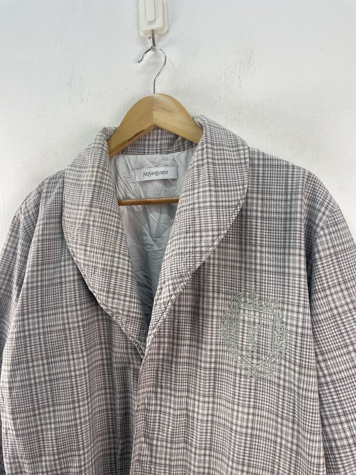 Yves Saint Laurent Vintage Yves Saint Laurent Bath Robe Pyjamas Kimono One Size Size US L / EU 52-54 / 3 - 3 Thumbnail