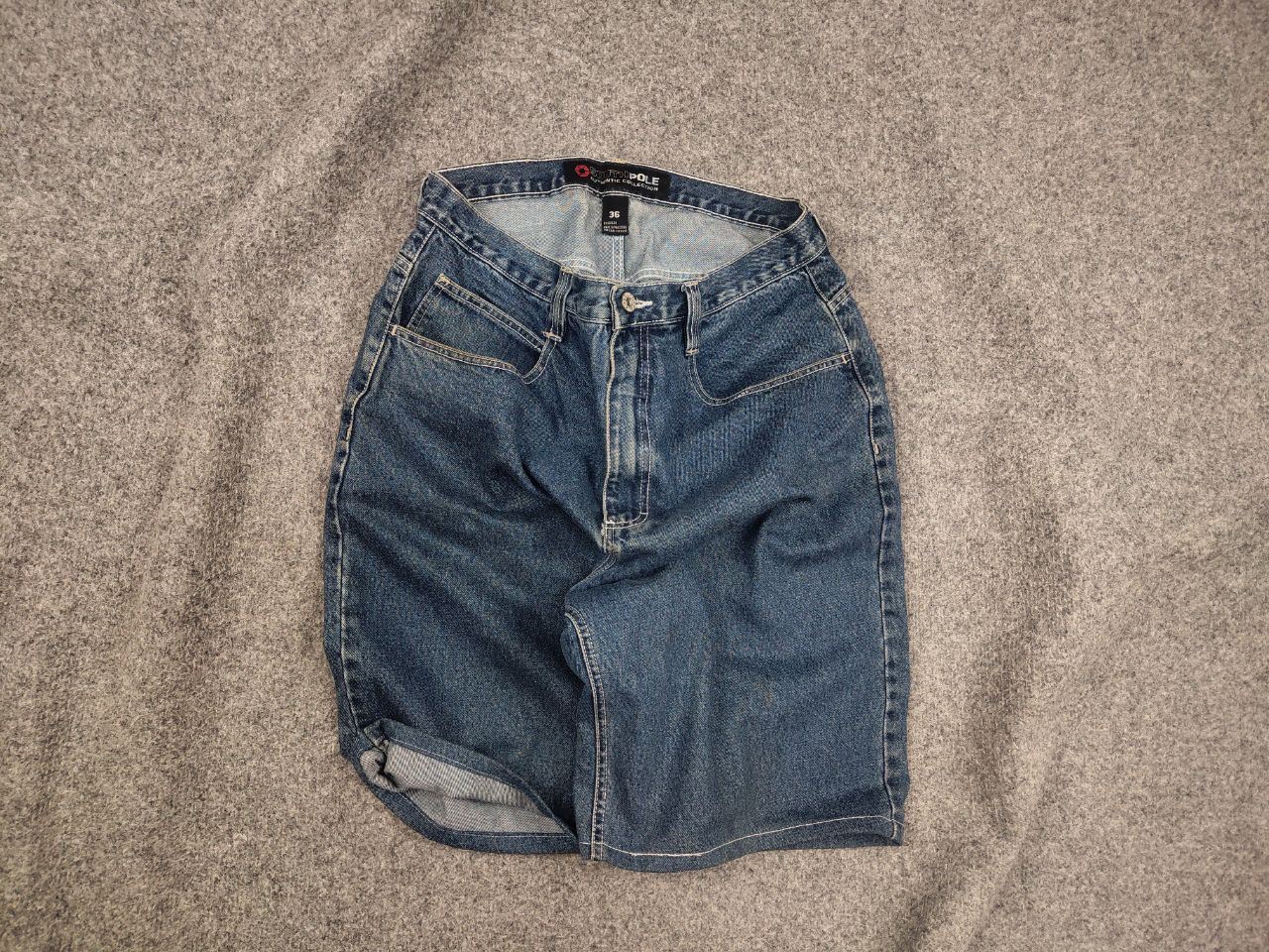 Southpole Vintage Southpole baggy Blue denim Shorts Y2k Style Rap Size US 36 / EU 52 - 1 Thumbnail