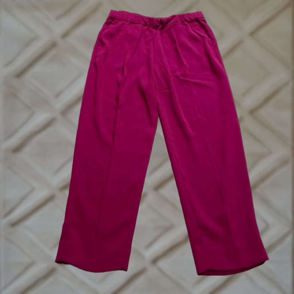 Banana Republic Banana Republic Sloan Pants Womens Small Pink Magenta Pockets Stretch 29x27 Size 28" / US 6 / IT 42 - 1 Thumbnail