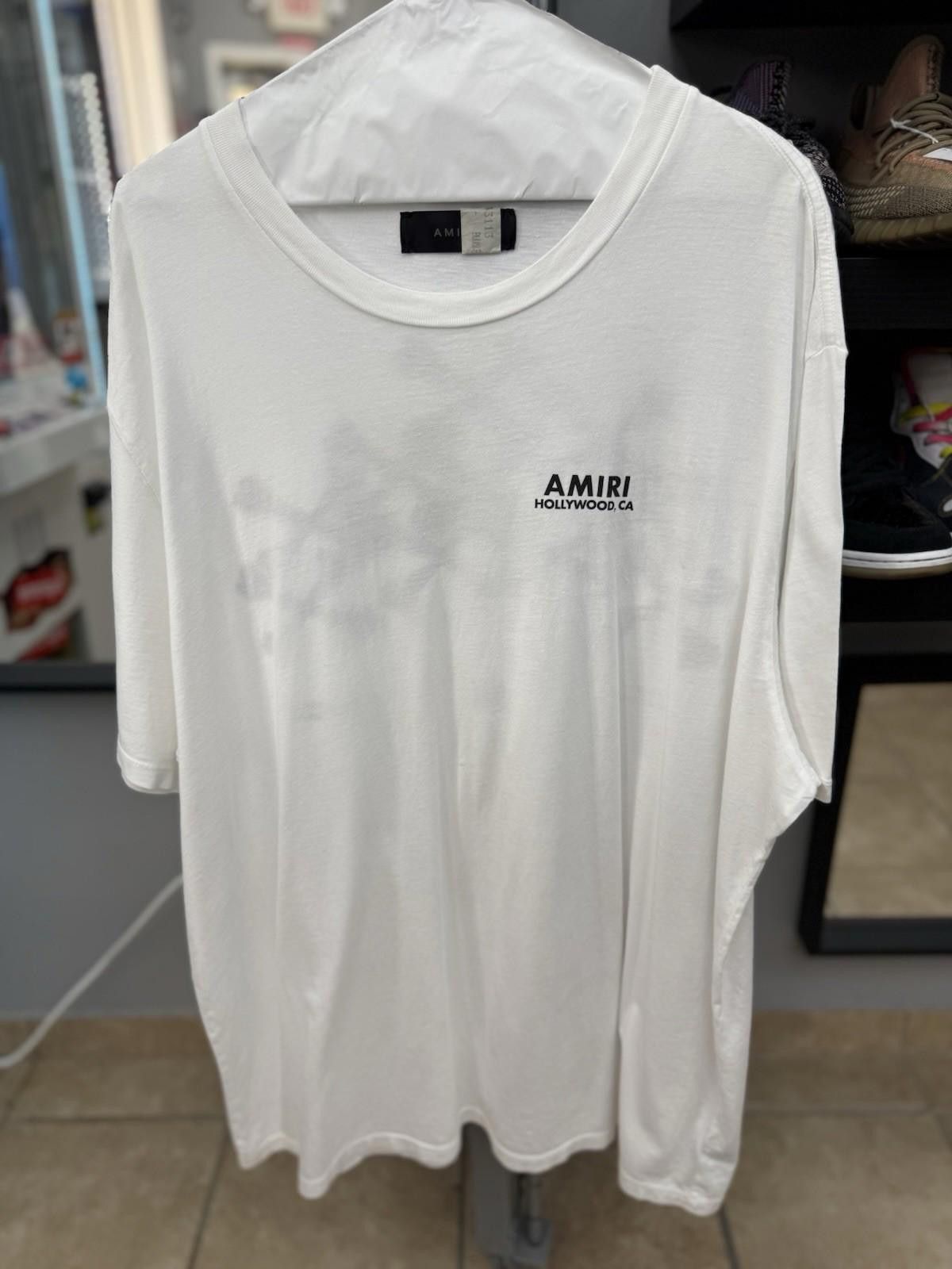 Amiri Size XXL - Amiri Tee White Shirt Logo 100% Authentic Size US XXL / EU 58 / 5 - 6 Thumbnail