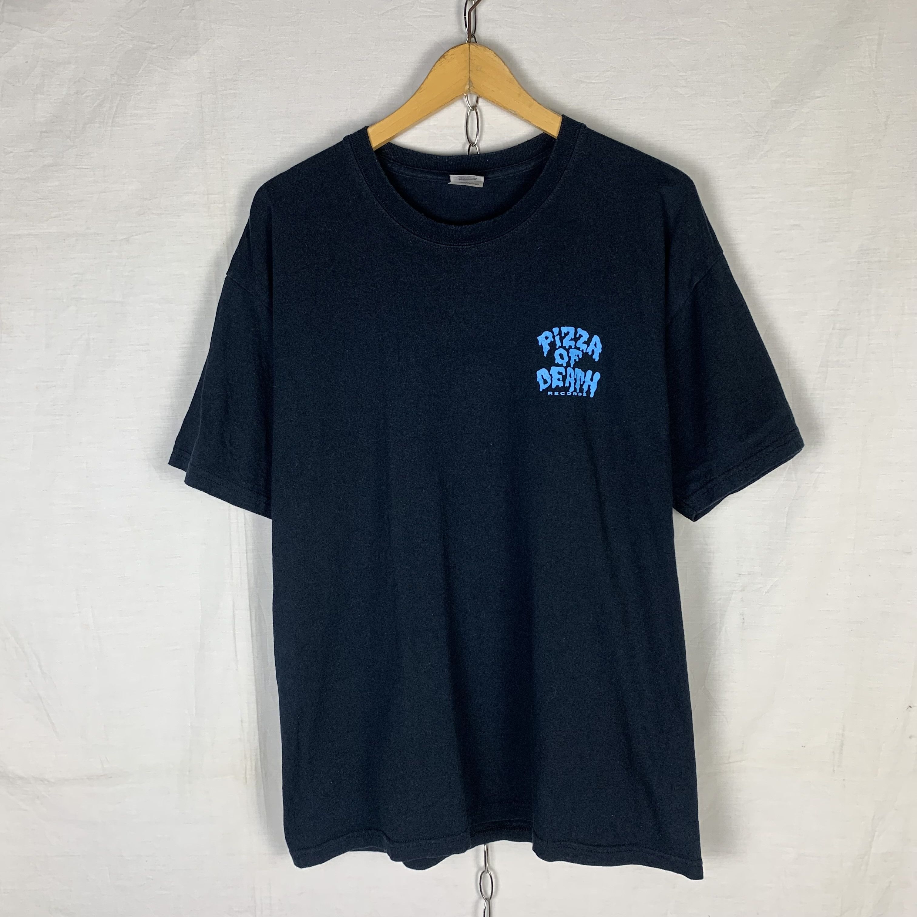 KEN YOKOYAMA Tシャツ　PIZZA OF DEATH Amazon.co.jp: pizza of death T-shirt Size: M White Hi