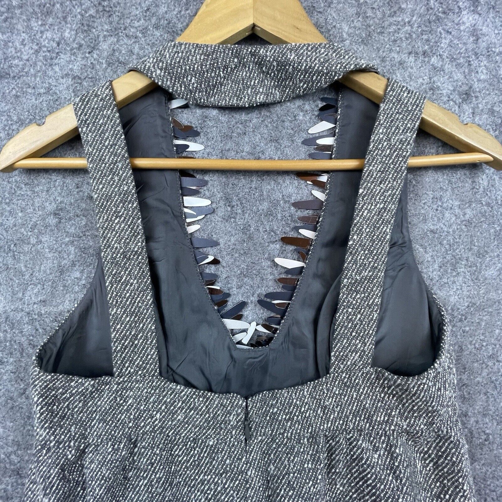 Anna Sui Anna Sui Dress Womens XS Babydoll Edgy Metallic 20th Anniv Size XS / US 0-2 / IT 36-38 - 4 Thumbnail