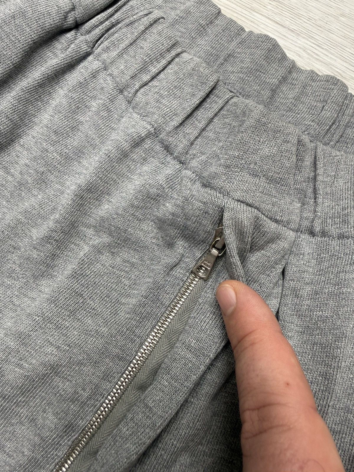 Dries Van Noten Dries Van Noten Gray Cotton Sweatpants Light Track Pants Size 30" / US 8 / IT 44 - 6 Thumbnail