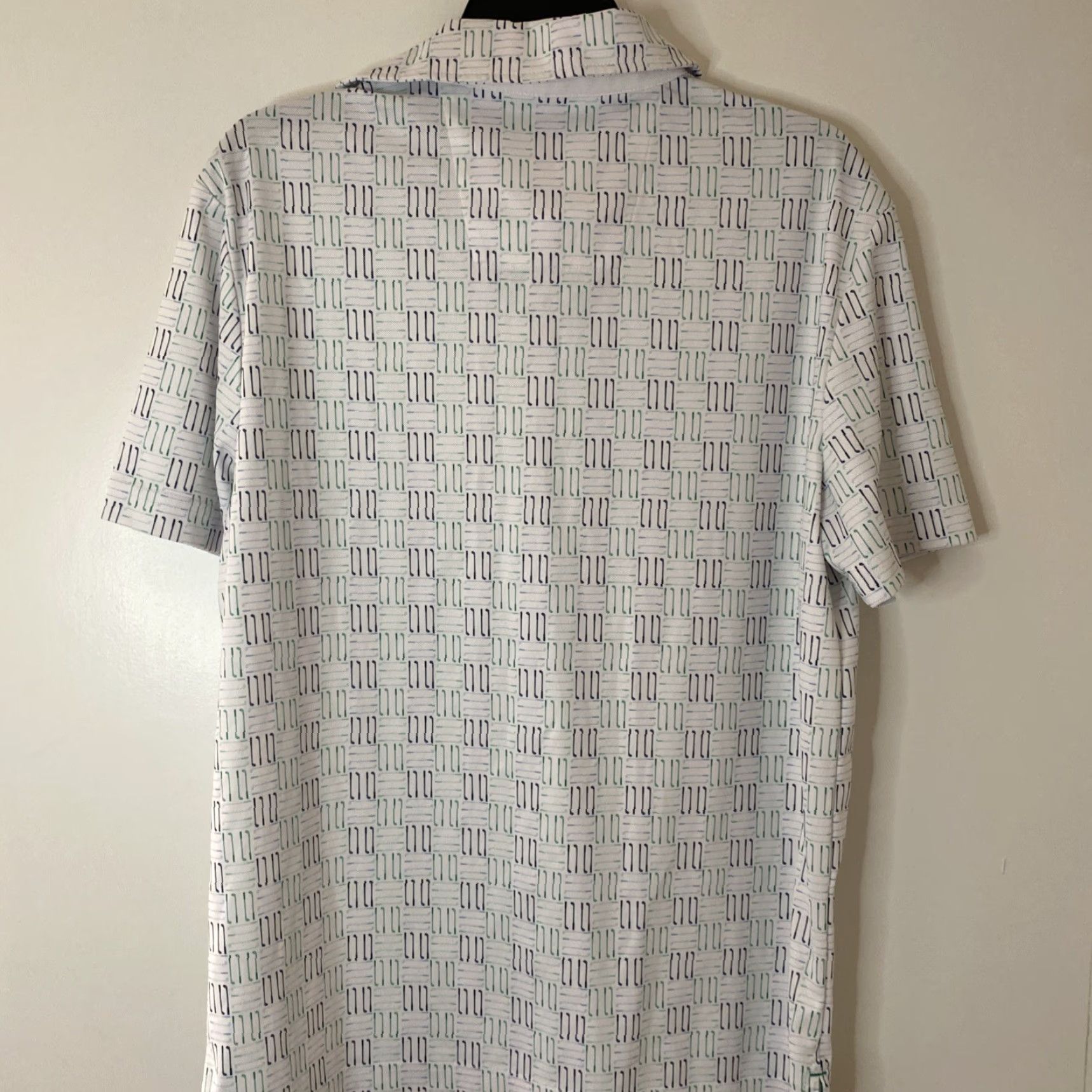 Nautica Nautica Navtech Polo Shirt Golf AOP Sustainably Crafted Recycled Mens M Clubs Size US M / EU 48-50 / 2 - 7 Thumbnail