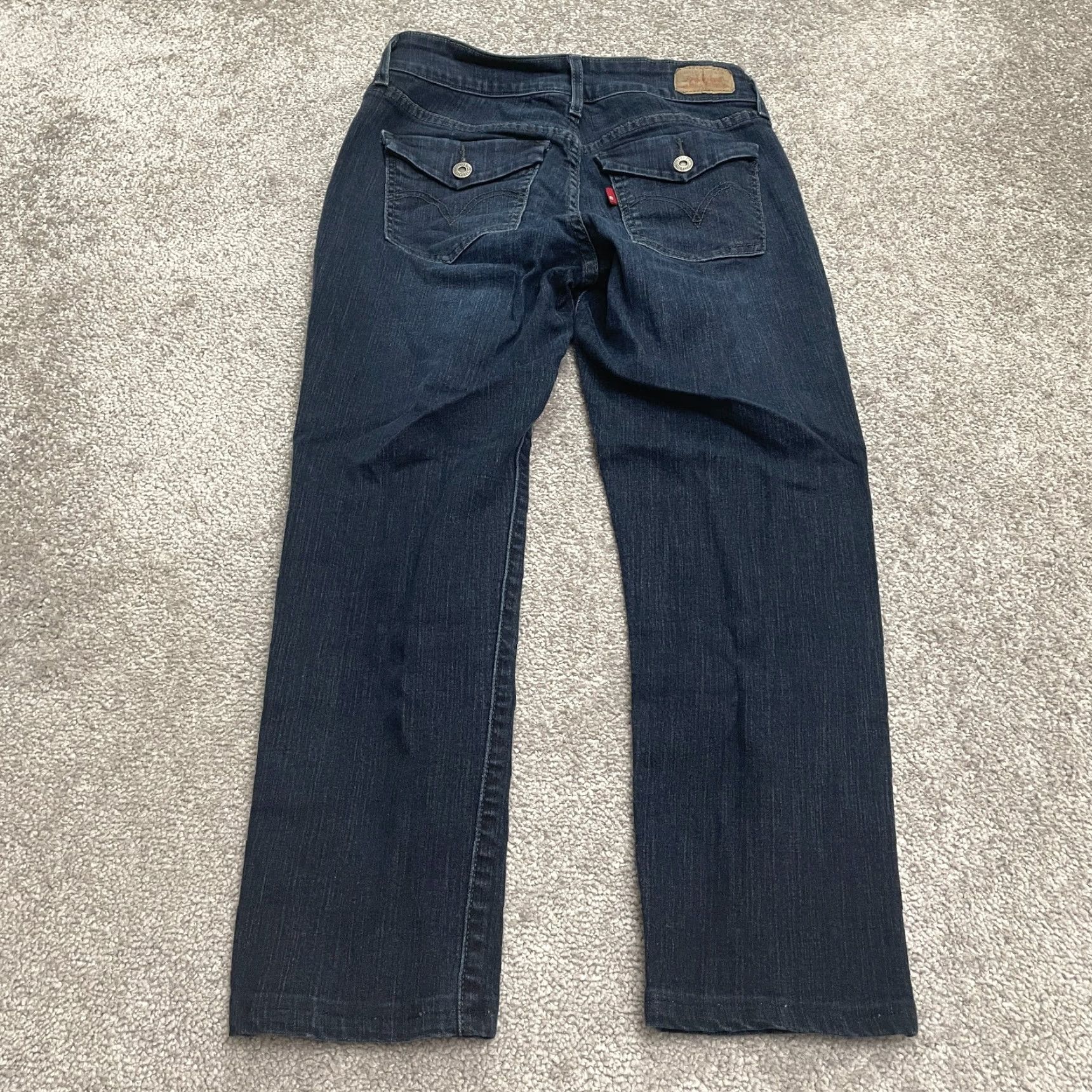 Levi's Levi's Jeans Mid Rise Ankle Skinny Denim Womens 4 Blue Dark Wash 28x24 City USA Classic Size 27" / US 4 / IT 40 - 2 Thumbnail