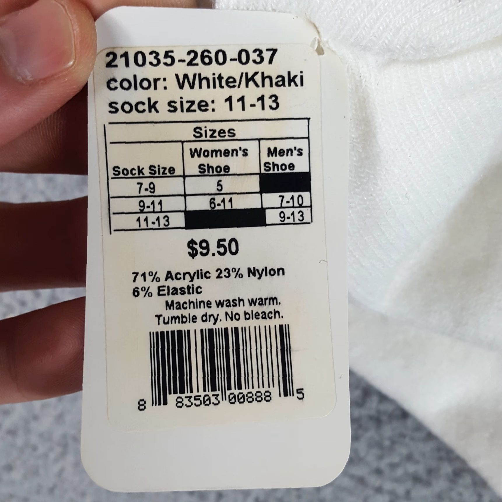 Crocs VINTAGE Crocs Logo Low Cut Ankle Socks 2 Pairs Size 10-13 White Cotton Y2K 2000s Unisex Size ONE SIZE - 5 Thumbnail