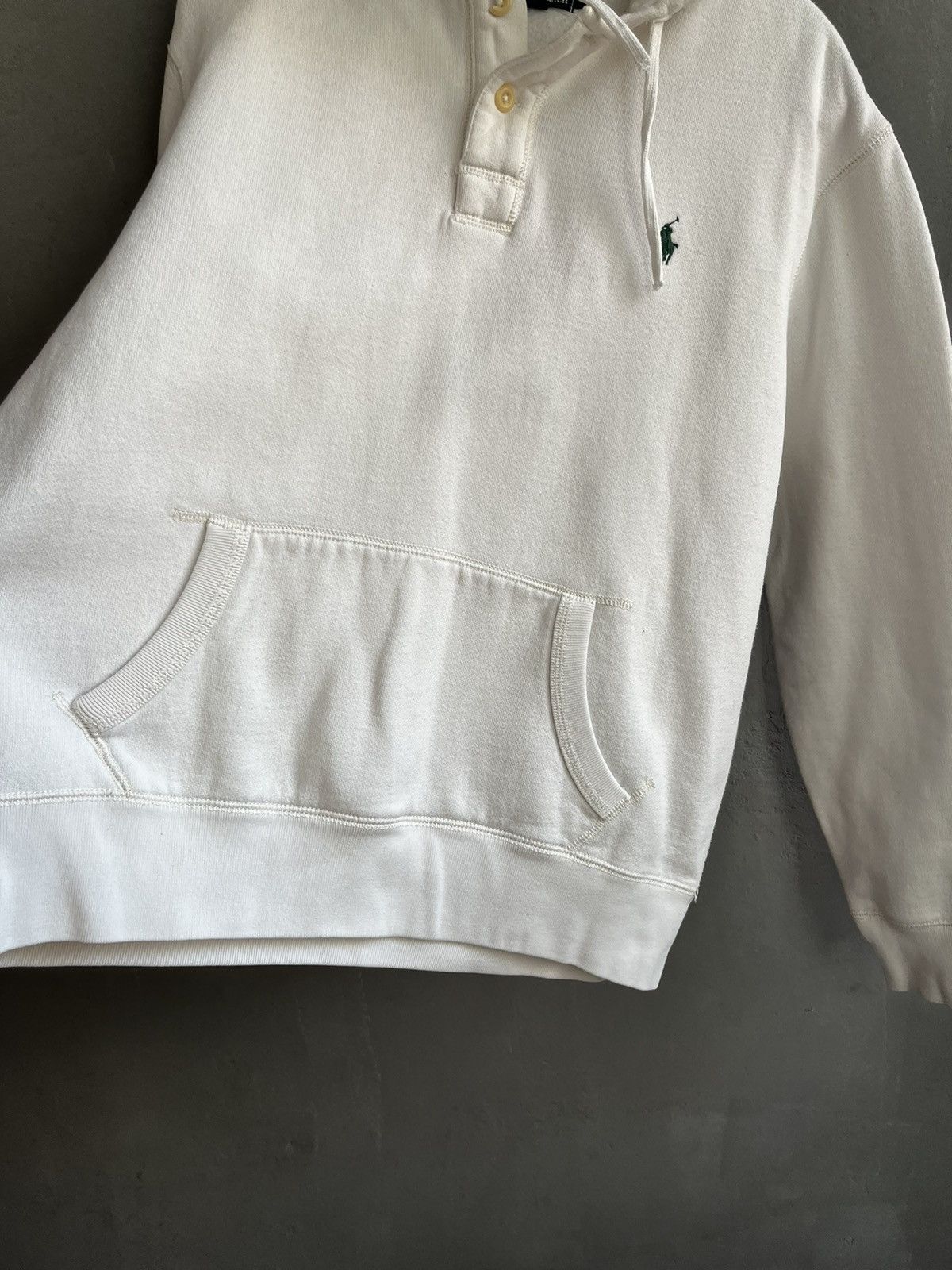 Polo Ralph Lauren × Ralph Lauren × Vintage White Ralph Lauren hoodie vintage size L Size US L / EU 52-54 / 3 - 8 Thumbnail