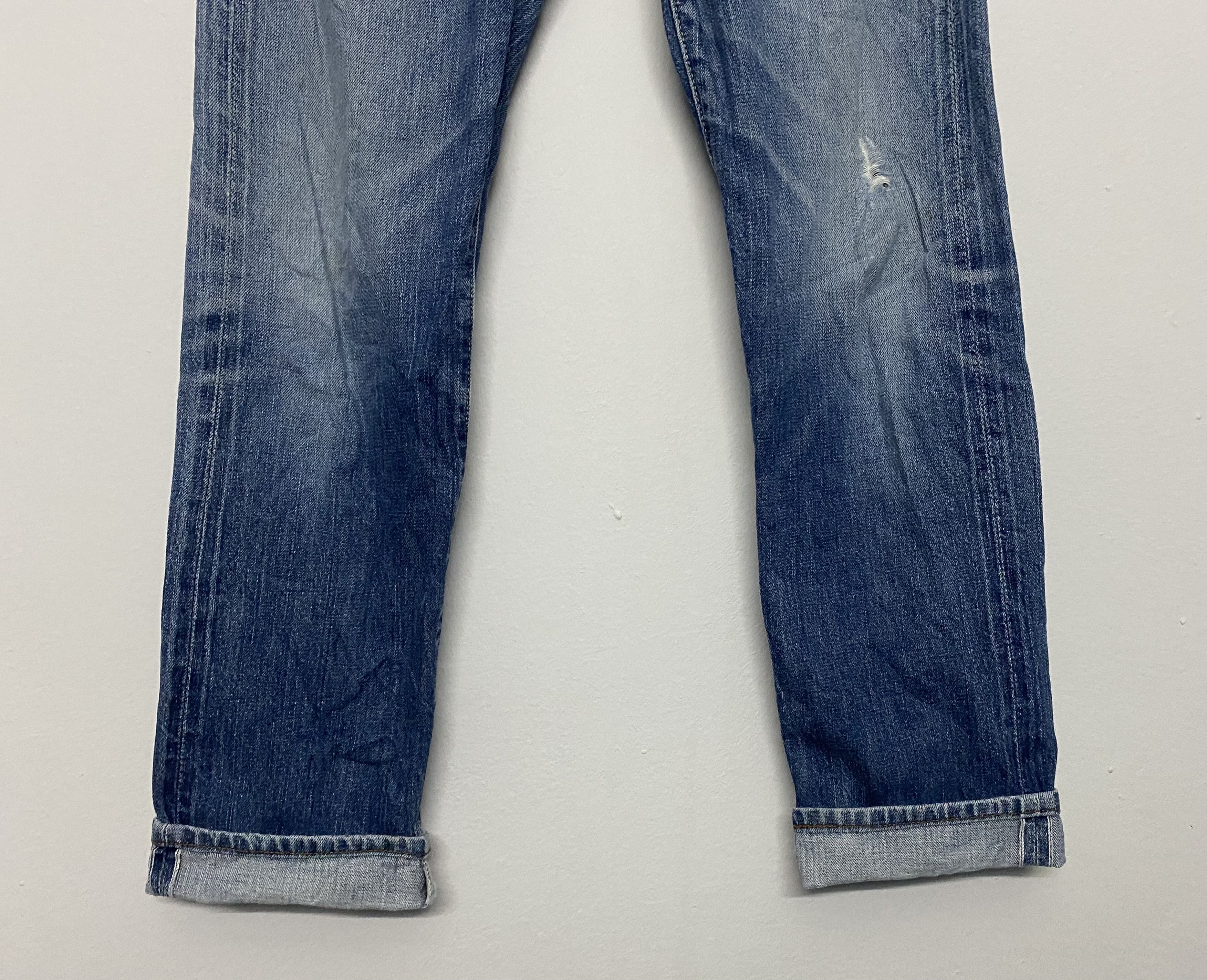 Spellbound Spellbound Japan Blue Selvedge Denim Jeans Faded Grunge Wash Size US 30 / EU 46 - 5 Thumbnail
