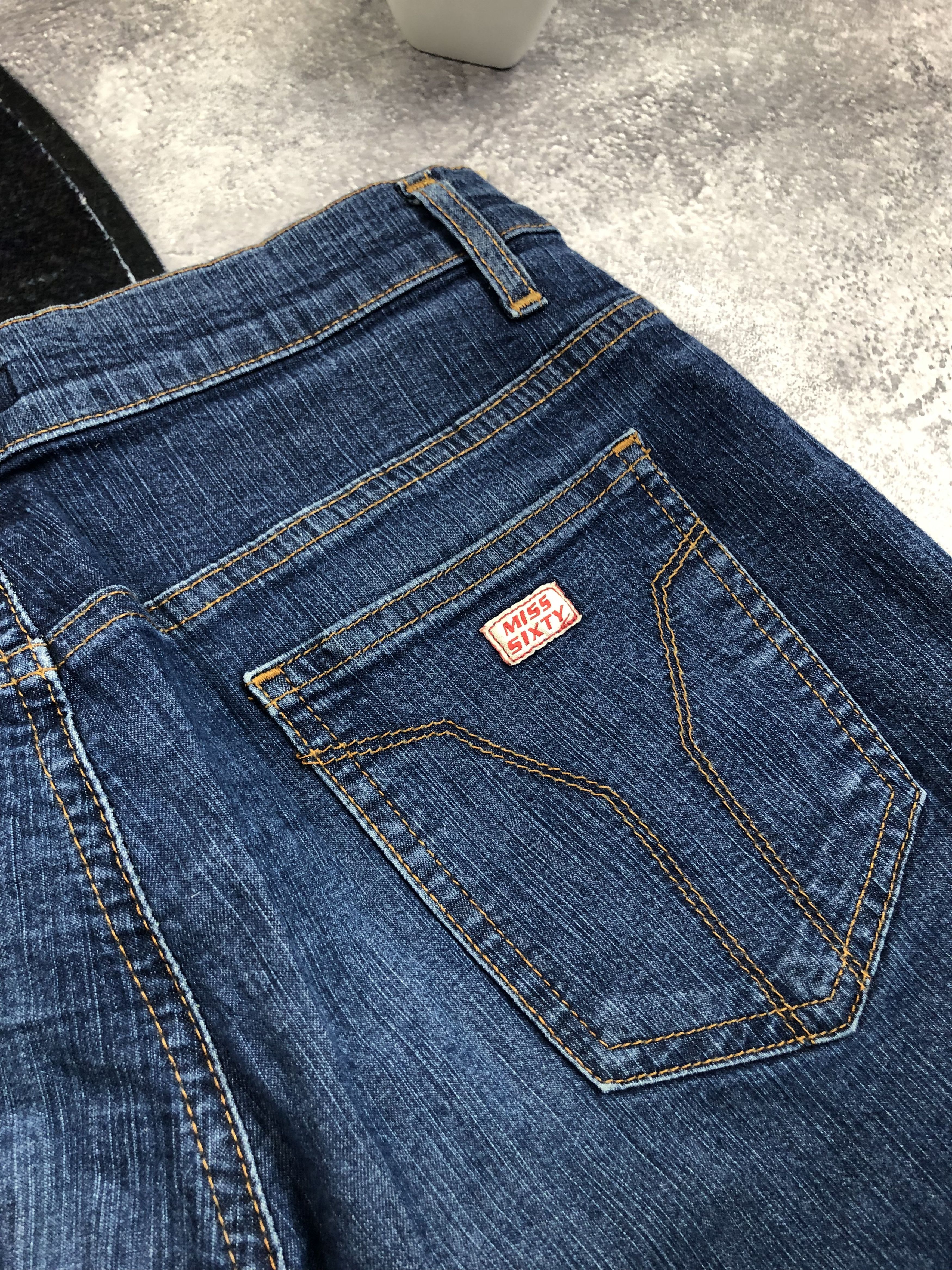 Miss Sixty MISS SIXTY Vintage Denim Flared Jeans Y2k Hippie Streetwear Size 29" - 5 Thumbnail