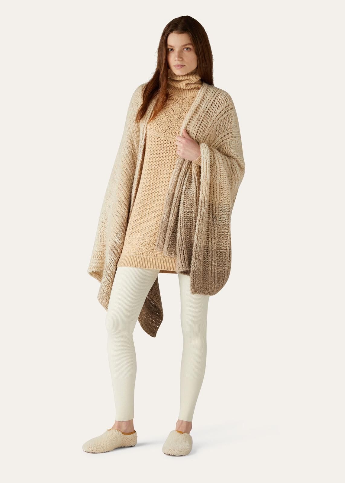 Loro Piana o1srvl11e1224 Turtleneck Engadin Short Dress in Beige Size L / US 10 / IT 46 - 5 Thumbnail