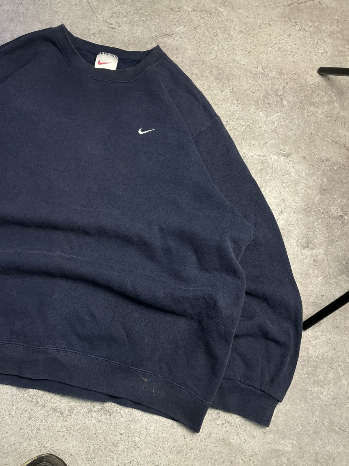 Nike Vintage Nike Made in USA Mini Swoosh Crewneck Sweatshirt Size US XL / EU 56 / 4 - 3 Thumbnail