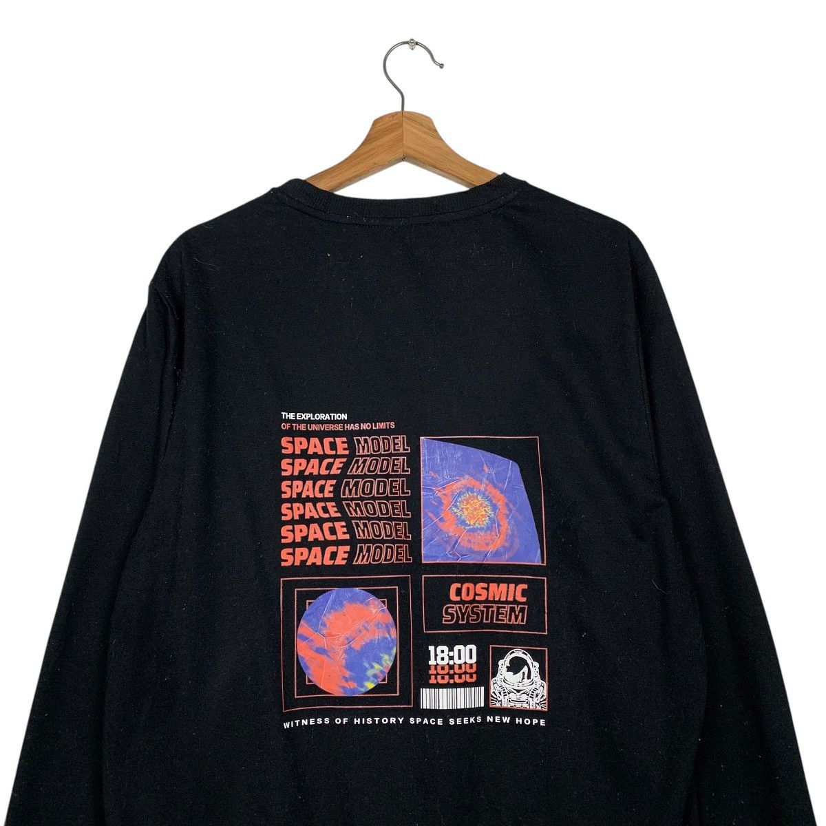 Japanese Brand Cosmic System Space Model Crewneck Sweatshirt Size US M / EU 48-50 / 2 - 8 Thumbnail