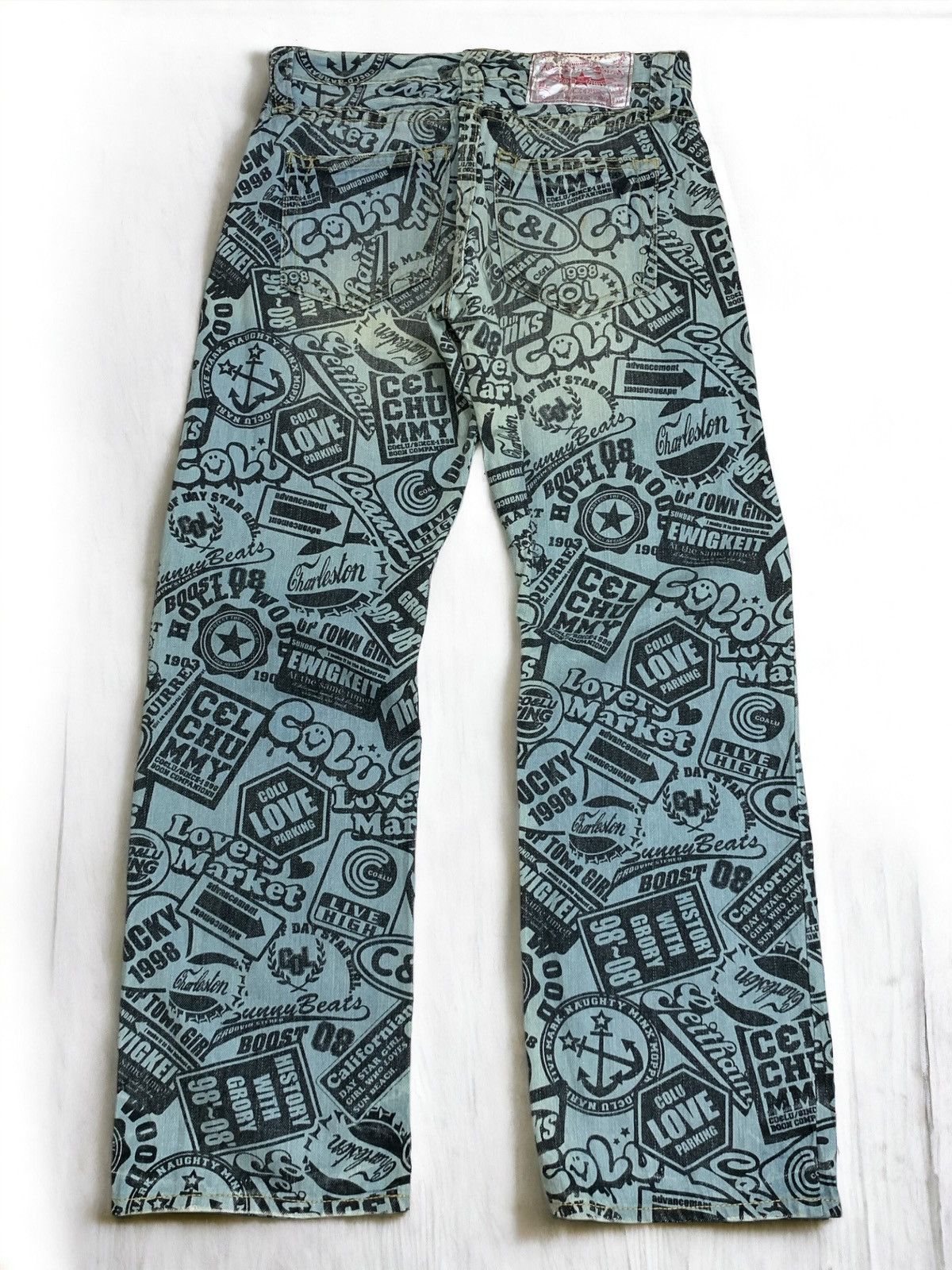 Hysteric Glamour Co Lu Overprint Denim Japanese Hysteric Glamour Style Size US 29 - 2 Thumbnail