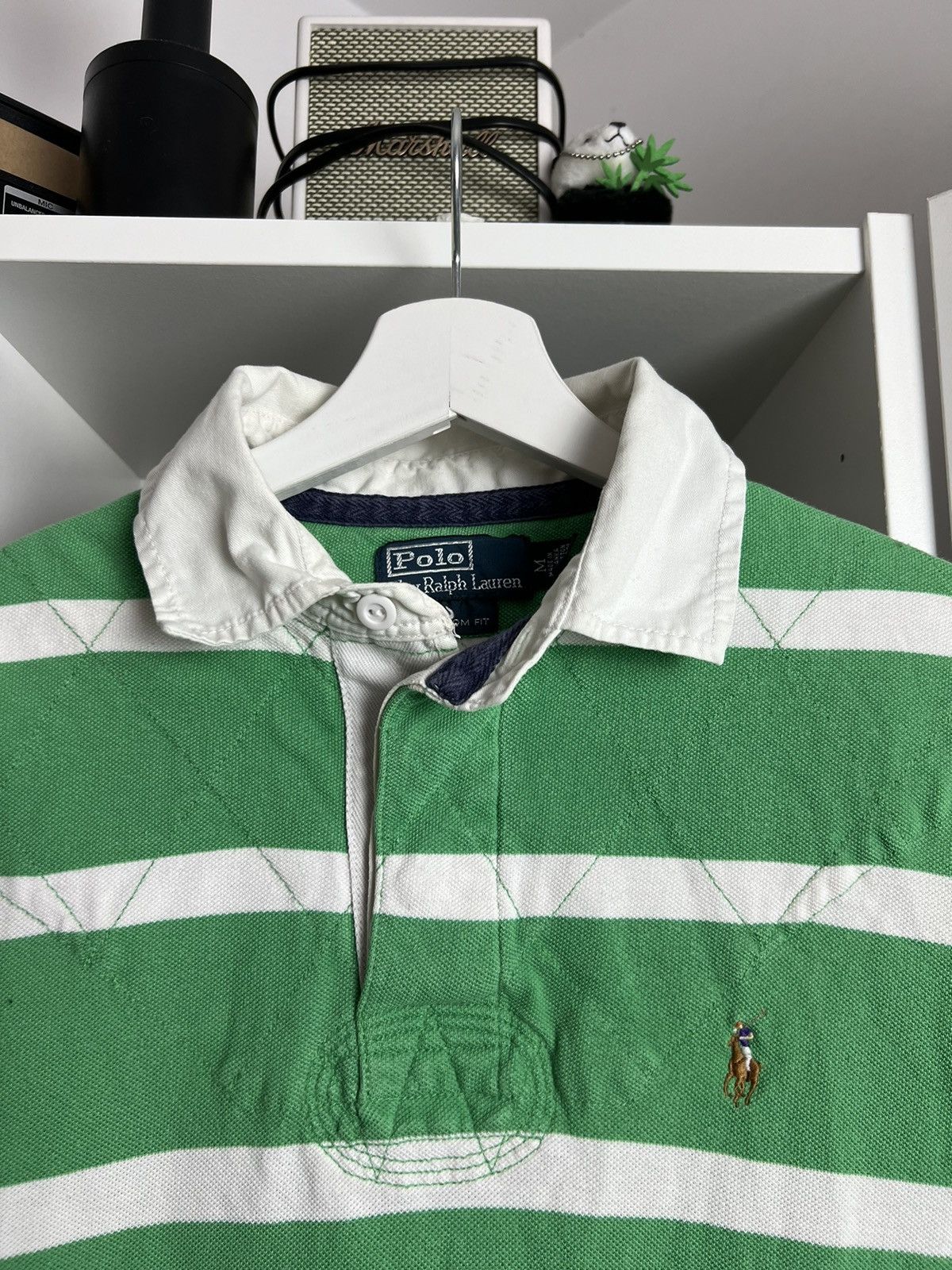 Designer × Polo Ralph Lauren × Ralph Lauren Vintage y2k Polo Ralph Lauren striped polo t-shirt M casual Size US M / EU 48-50 / 2 - 4 Thumbnail
