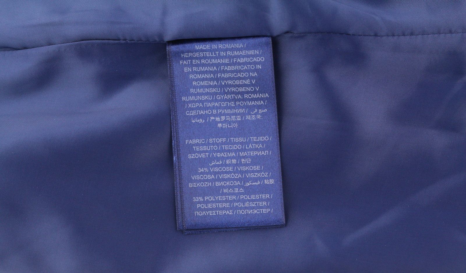 Gant FLANNEL FLARE EU36 Dark Blue Wool Blend Skirt 85356 Size 26" / US 2 / IT 38 - 8 Thumbnail
