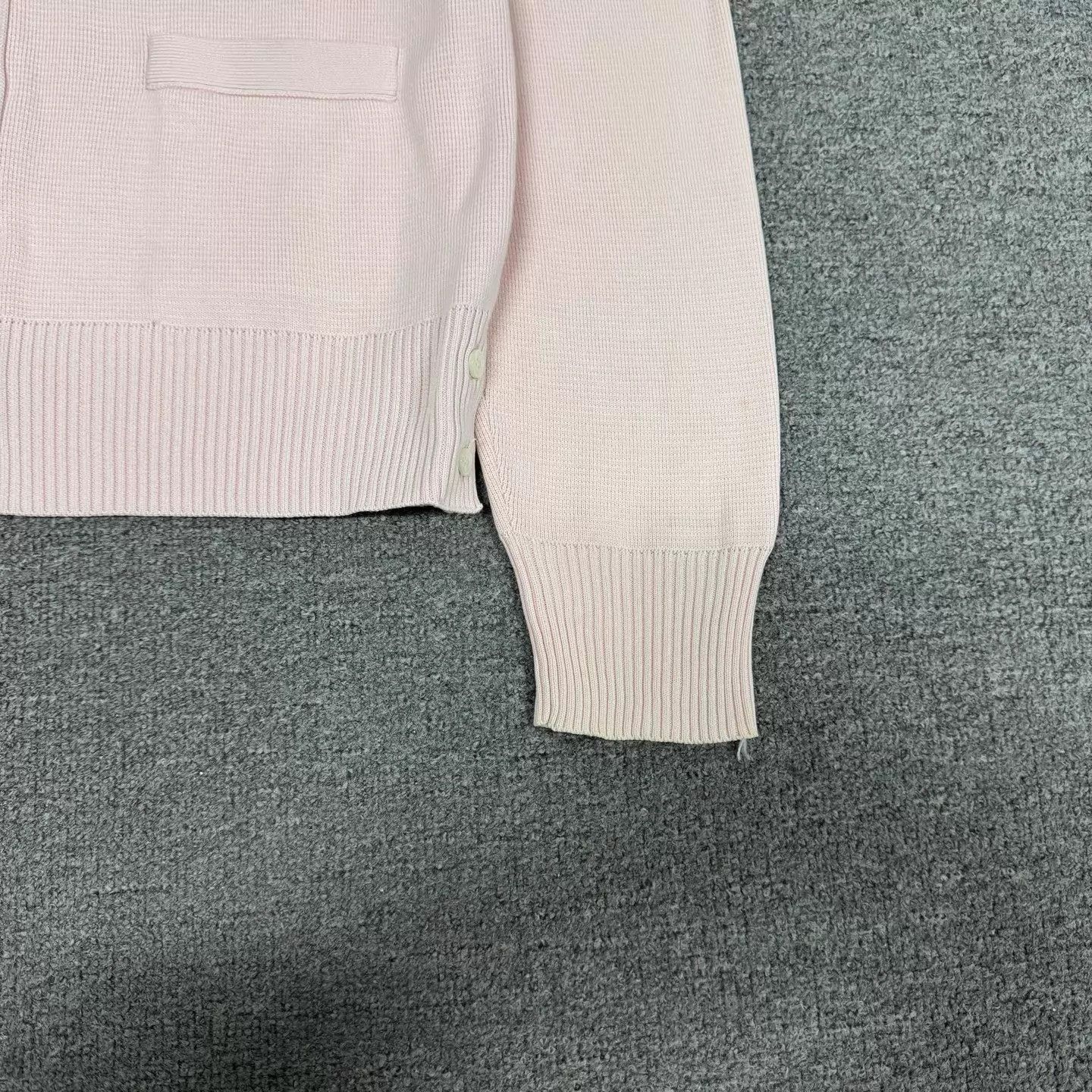 Thom Browne Thom Browne Classic 4-Bar Pink Knit Cardigan 0 99 new Size XS / US 0-2 / IT 36-38 - 5 Thumbnail