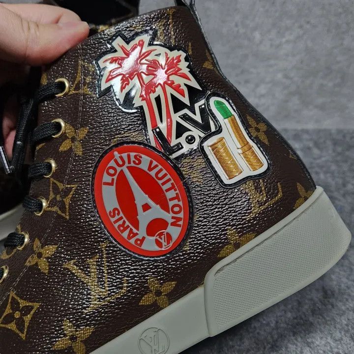 Louis Vuitton Louis Vuitton Stylish Leather Casual Sneakers -2508 Size US 6.5 / EU 39-40 - 8 Thumbnail