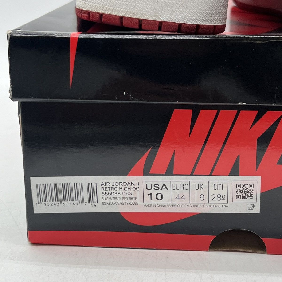 Nike Air Jordan 1 high bred Size US 10 / EU 43 - 6 Thumbnail
