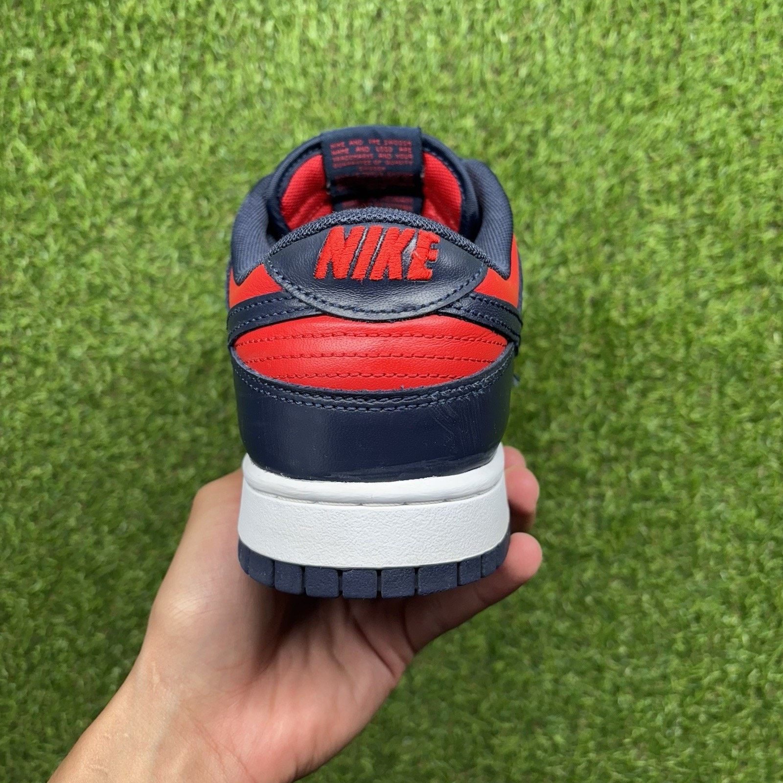 Nike Size 11 - Nike Dunk Retro 2024 Low Navy Red |GOOD CONDITION! Size US 11 / EU 44 - 3 Thumbnail