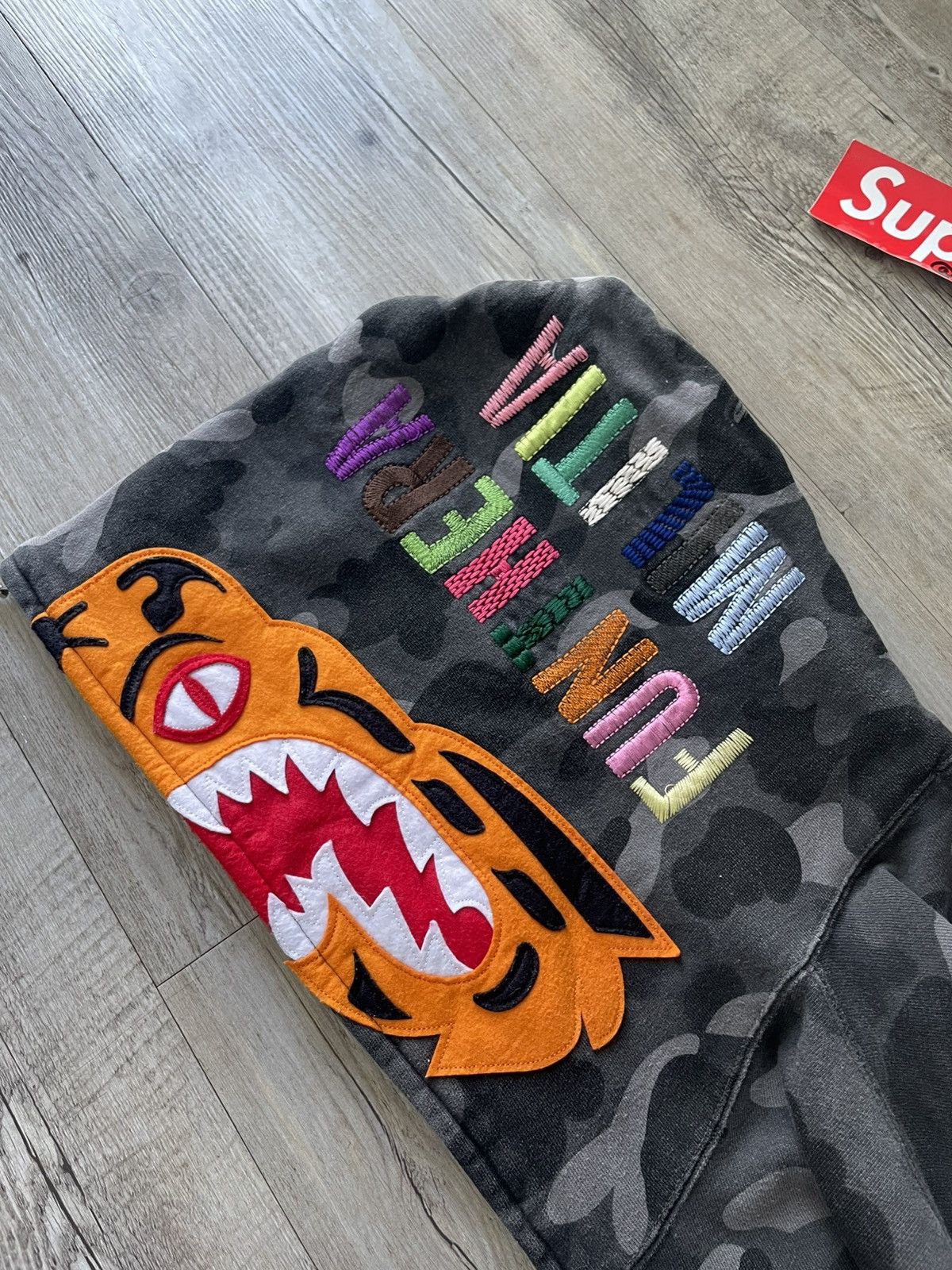 Bape A Bathing Ape (Bape) Tiger Full-Zip Hoodie Size US L / EU 52-54 / 3 - 4 Thumbnail