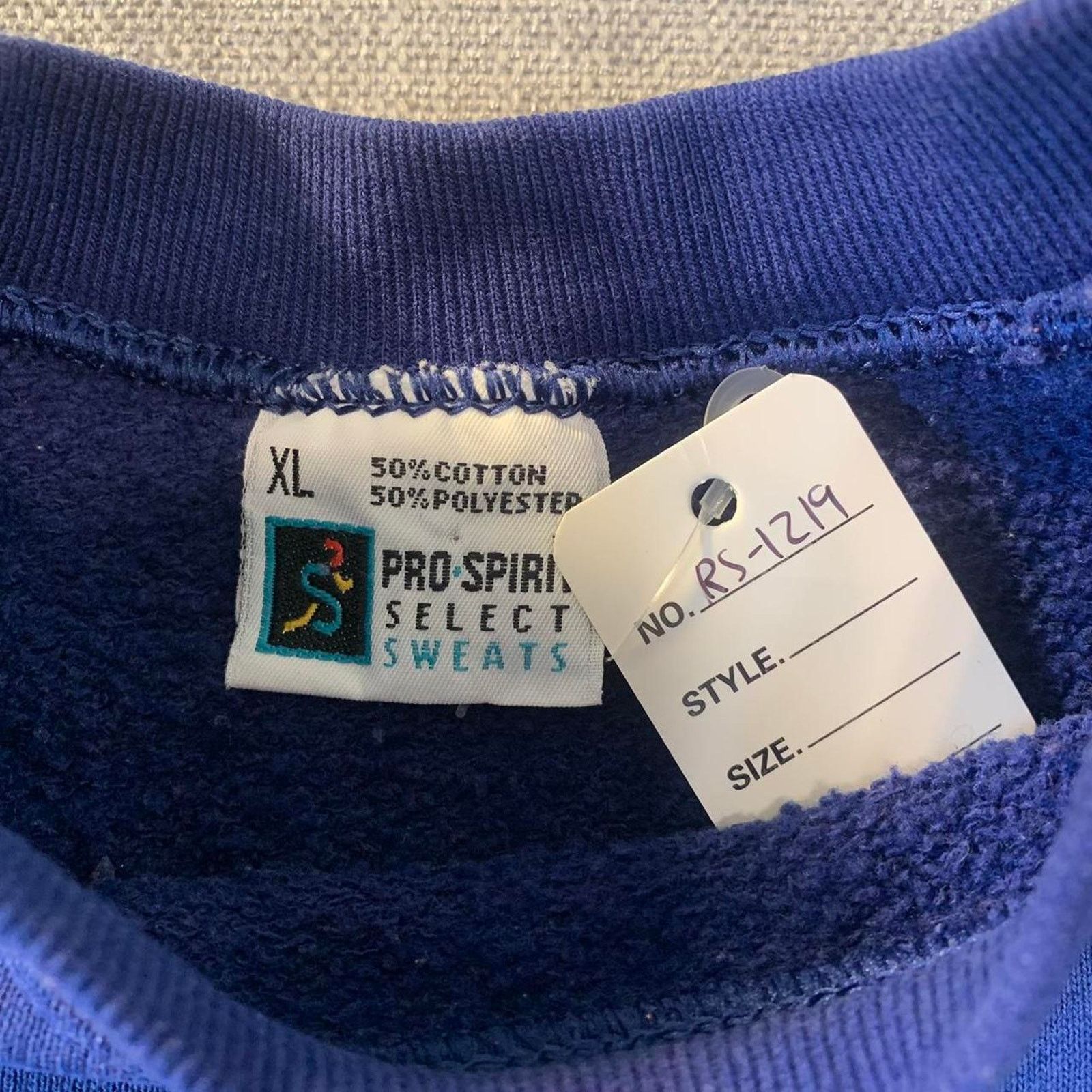 Other Vintage 90s Pro Spirit blue crewneck sweatshirt Size US XL / EU 56 / 4 - 2 Thumbnail