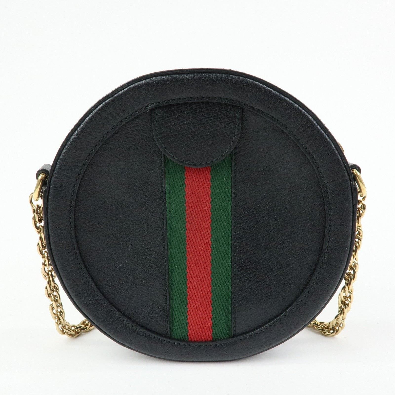 Gucci Gucci Ophidia Mini Round Shoulder Bag Calfskin Crossbody Size ONE SIZE - 2 Thumbnail