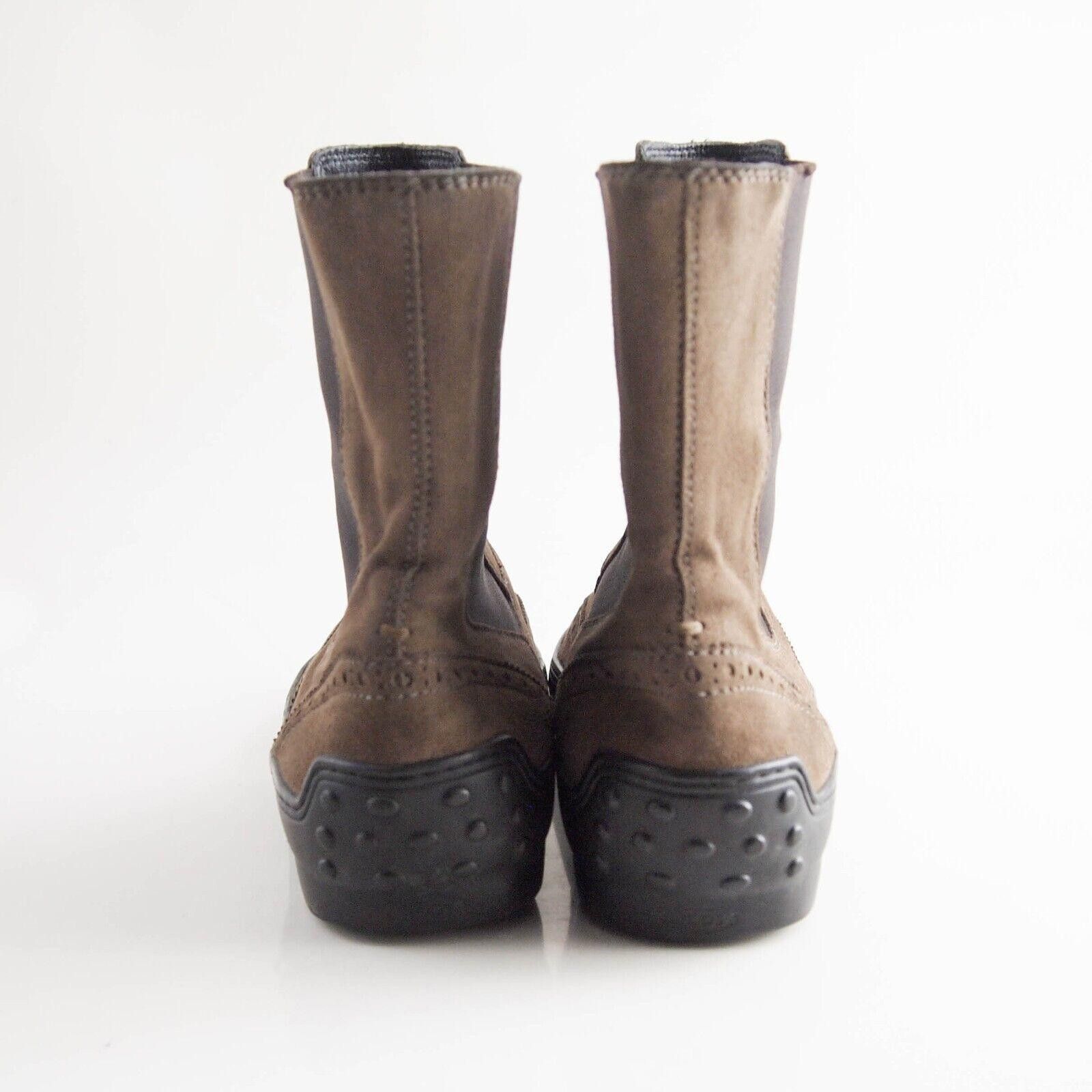 Tod's Tod's Chelsea Ankle Boots Brown Suede Womens US 8.5 EU 38.5 Size US 8.5 / IT 38.5 - 5 Thumbnail