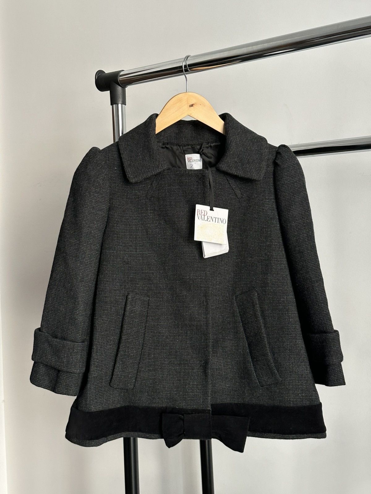 RED Valentino A-line Wool Coat Jacket NWT