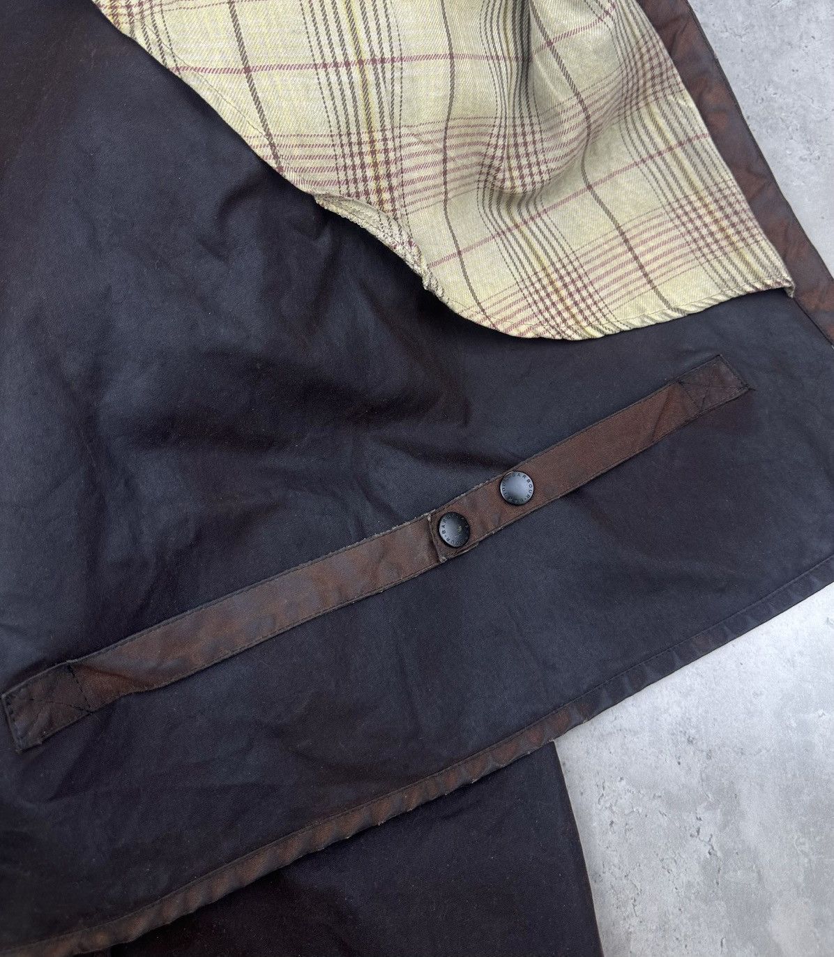 Barbour Barbour Stockman Waxed Cotton Hooded Long Coat Brown Size M Size US M / EU 48-50 / 2 - 12 Thumbnail