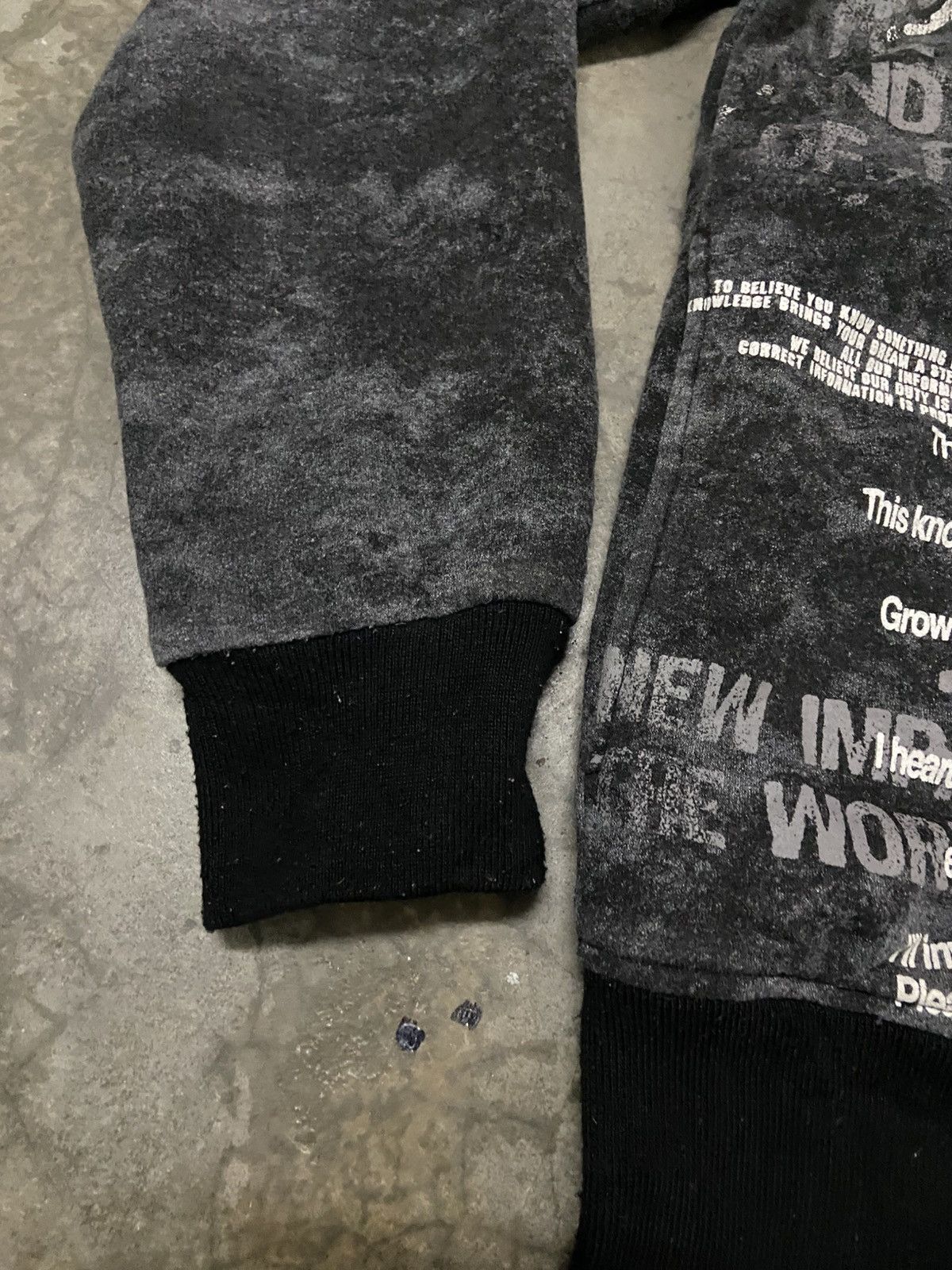 Hysteric Glamour × Japanese Brand Repezeen Punk Sweater Zipper Jacket Size US L / EU 52-54 / 3 - 5 Thumbnail