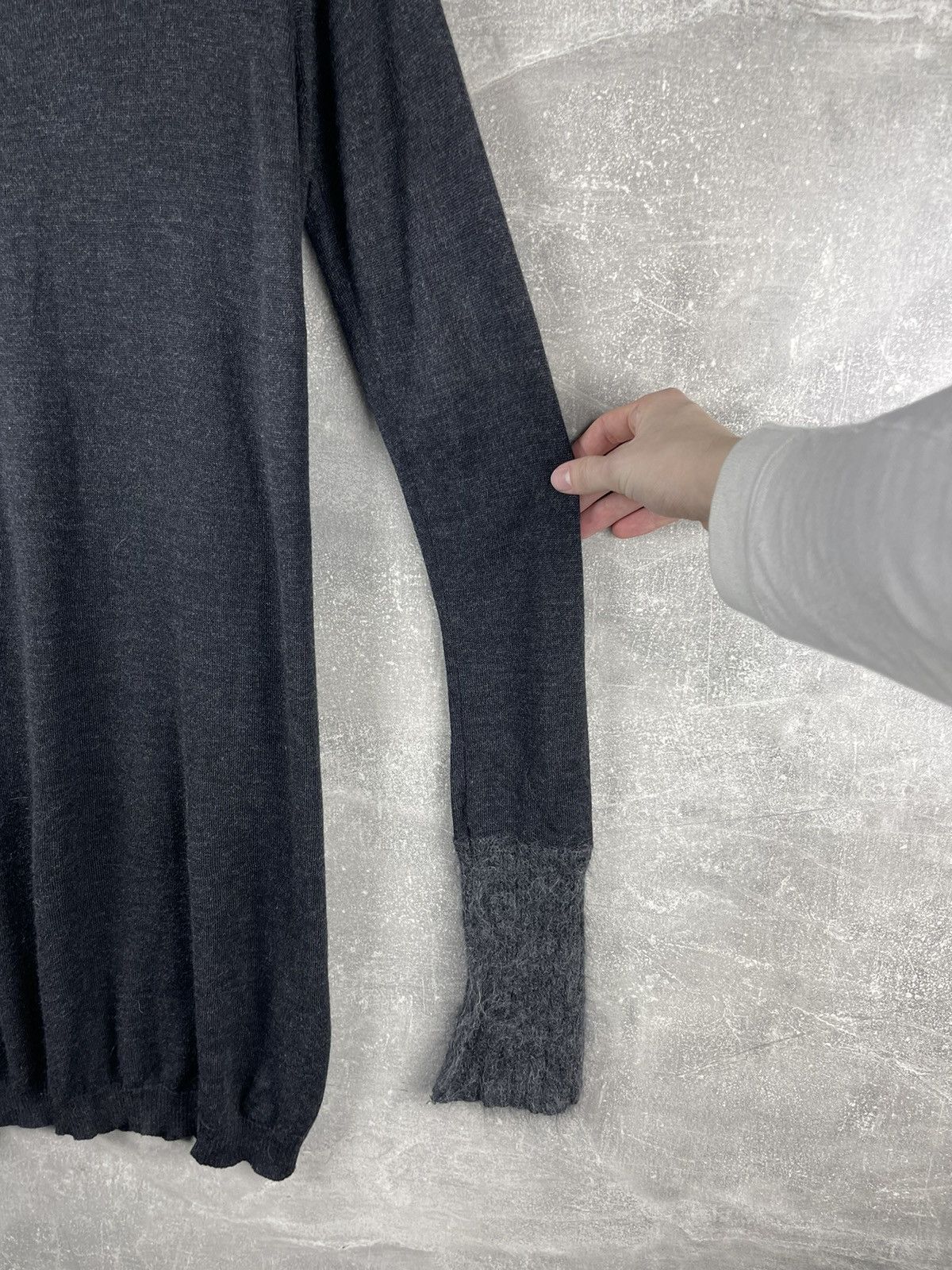 Armani Armani Jeans AJ Knit Sweater Dress Cowl Neck Mohair Blend Size M / US 6-8 / IT 42-44 - 4 Thumbnail