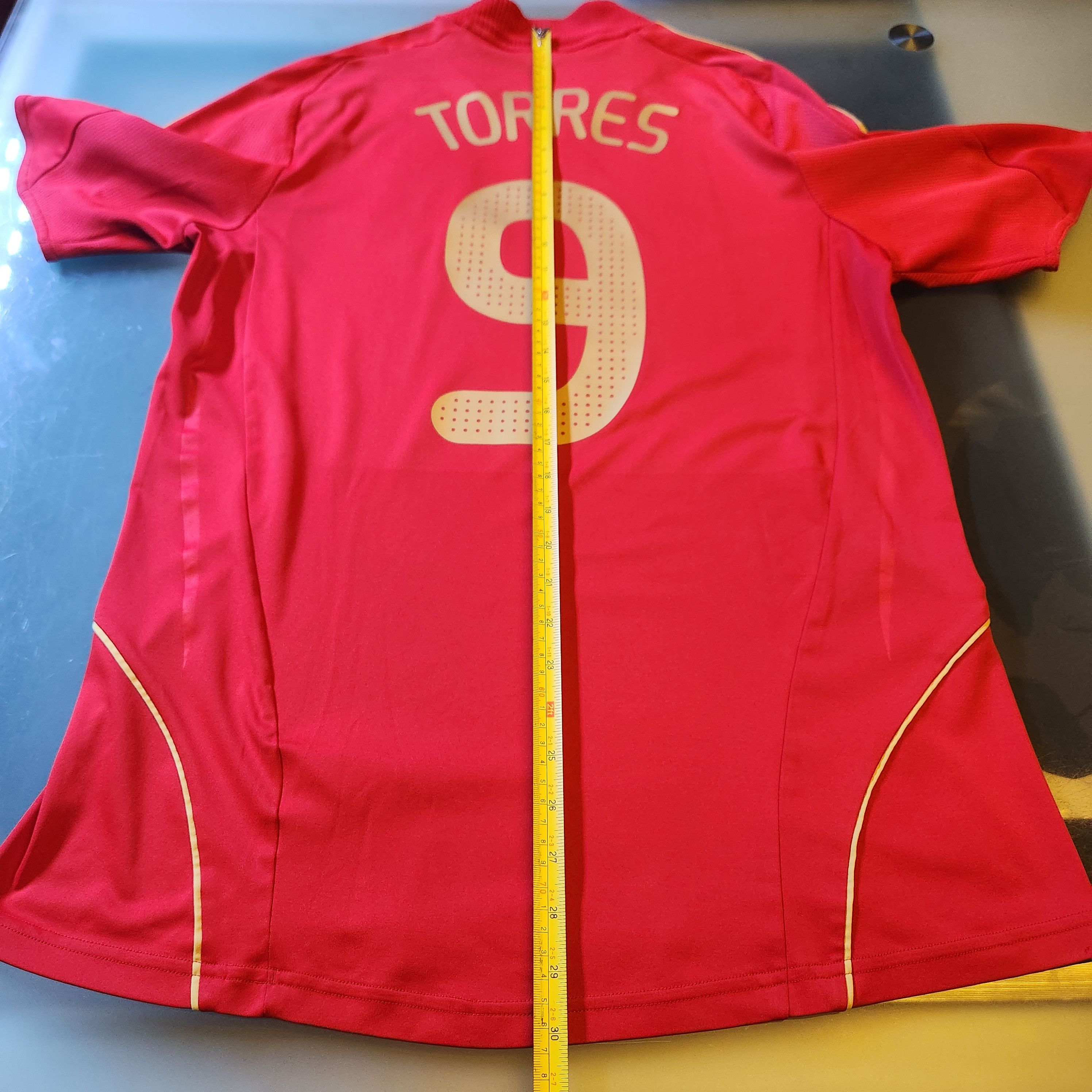 Adidas Authentic Retro Spain TORRES Euro 2008-2009 Home Jersey Size US M / EU 48-50 / 2 - 15 Thumbnail