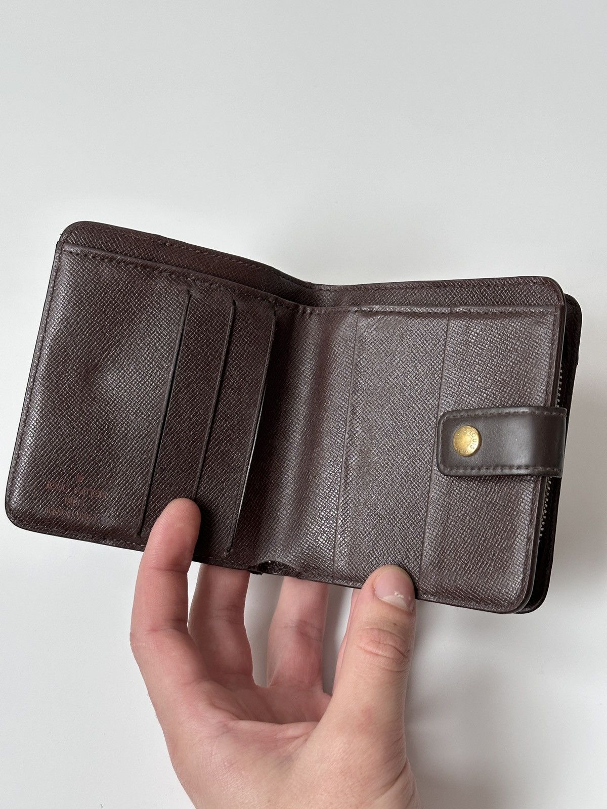 Louis Vuitton Louis Vuitton Threefold Damier Ebene Compact Zippy Wallet Size ONE SIZE - 9 Thumbnail