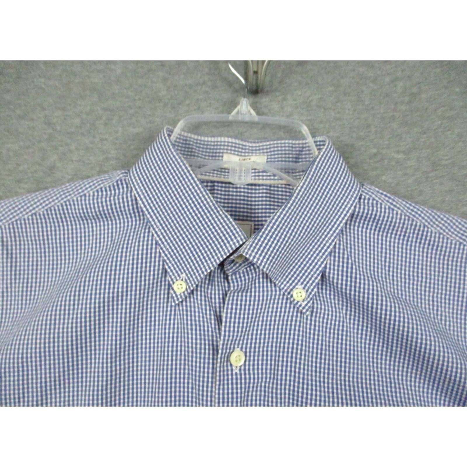 Peter Millar Peter Millar Shirt Large Crown Finish Blue Check Button Down Gingham Mens Size US L / EU 52-54 / 3 - 3 Thumbnail